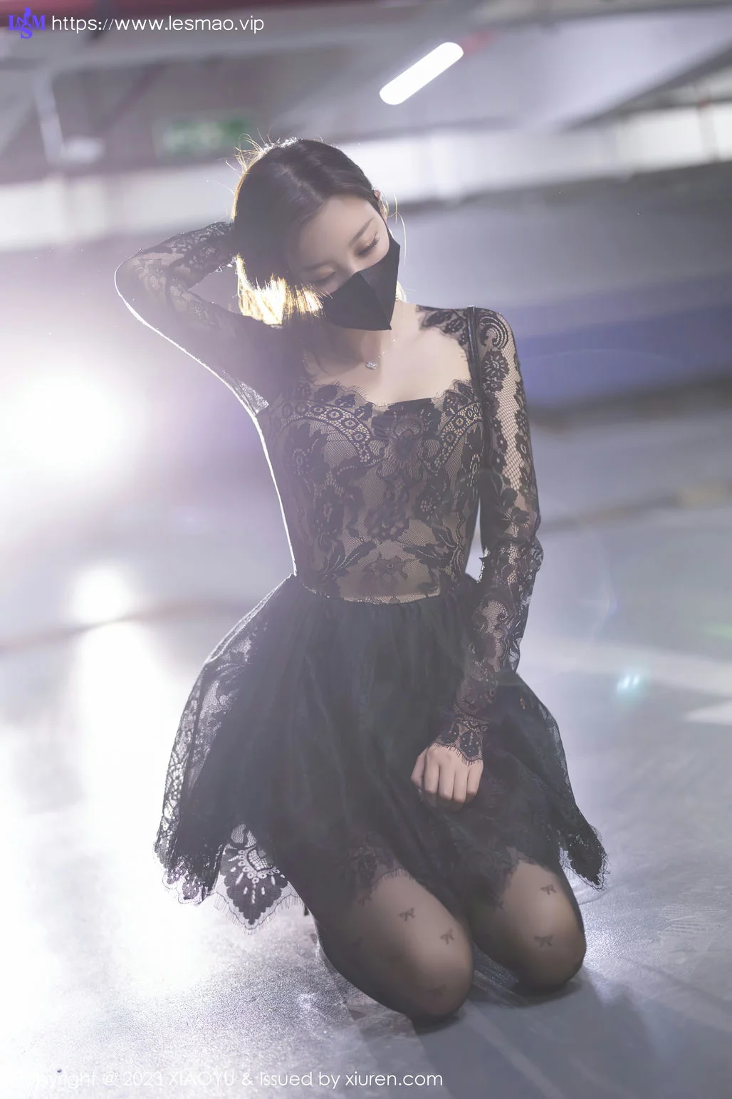 XIAOYU  语画界 Vol.988  杨晨晨Yome 黑丝蕾丝连衣短裙性感写真1 - 32
