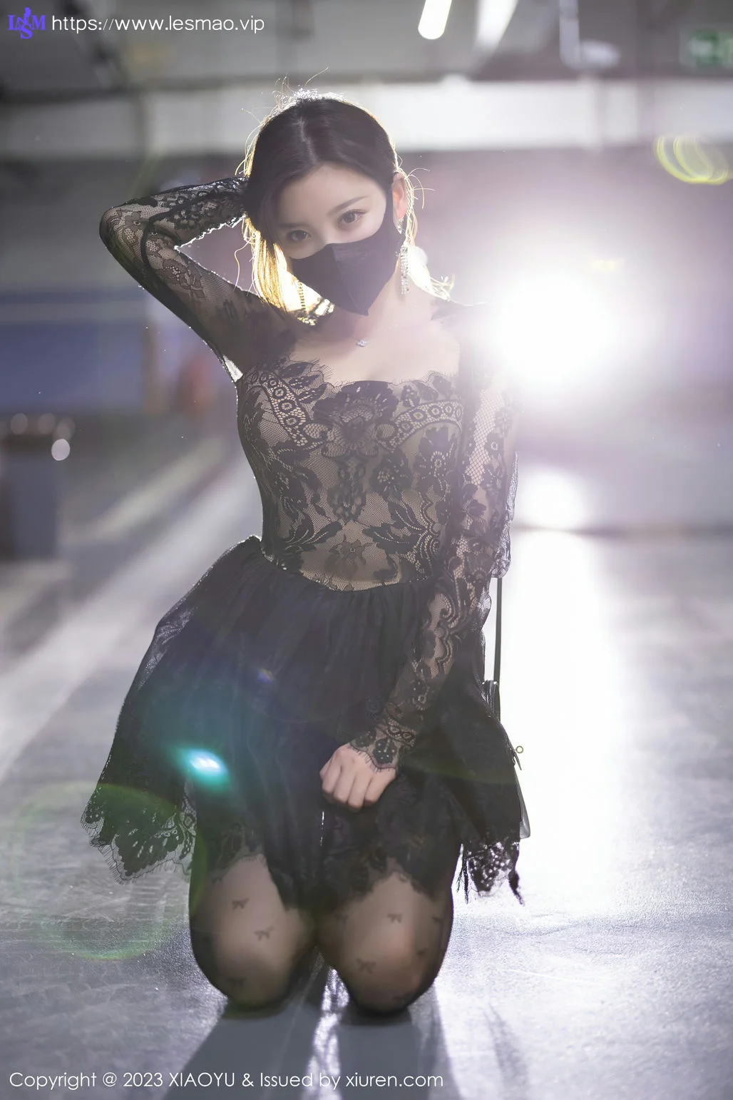 XIAOYU  语画界 Vol.988  杨晨晨Yome 黑丝蕾丝连衣短裙性感写真1 - 34