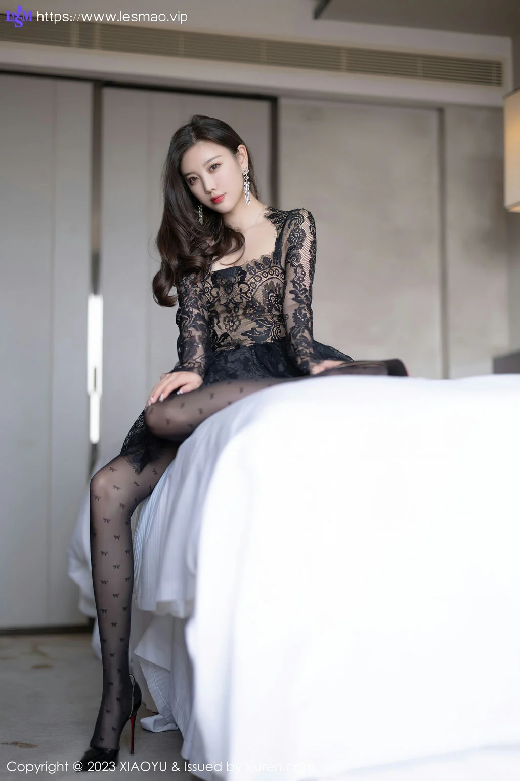 XIAOYU  语画界 Vol.988  杨晨晨Yome 黑丝蕾丝连衣短裙性感写真1 - 52