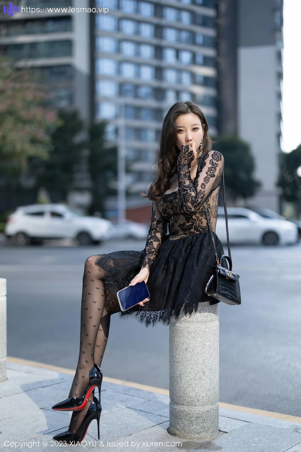 XIAOYU  语画界 Vol.988  杨晨晨Yome 黑丝蕾丝连衣短裙性感写真1 - 59