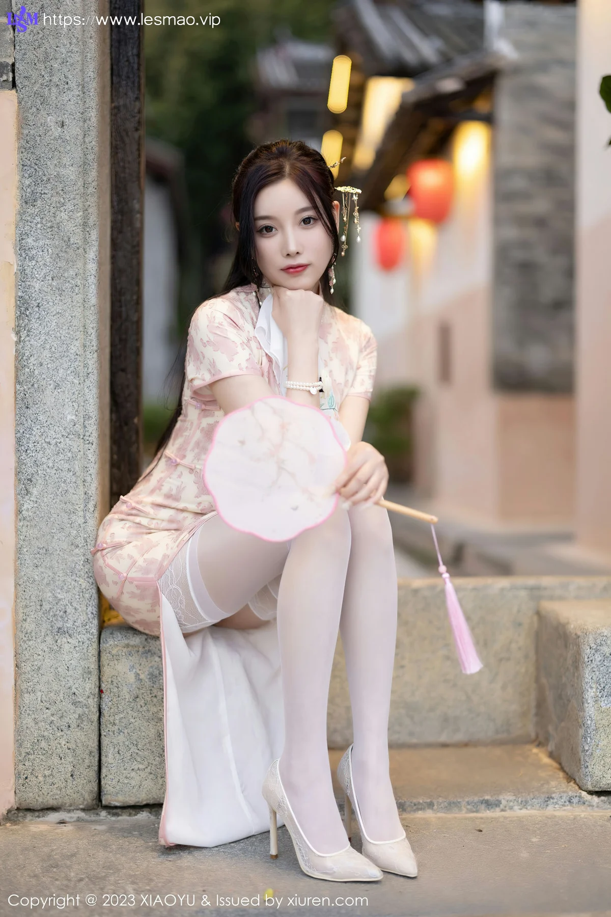 XIAOYU  语画界 Vol.993  杨晨晨Yome 浅色旗袍写真1 - 14