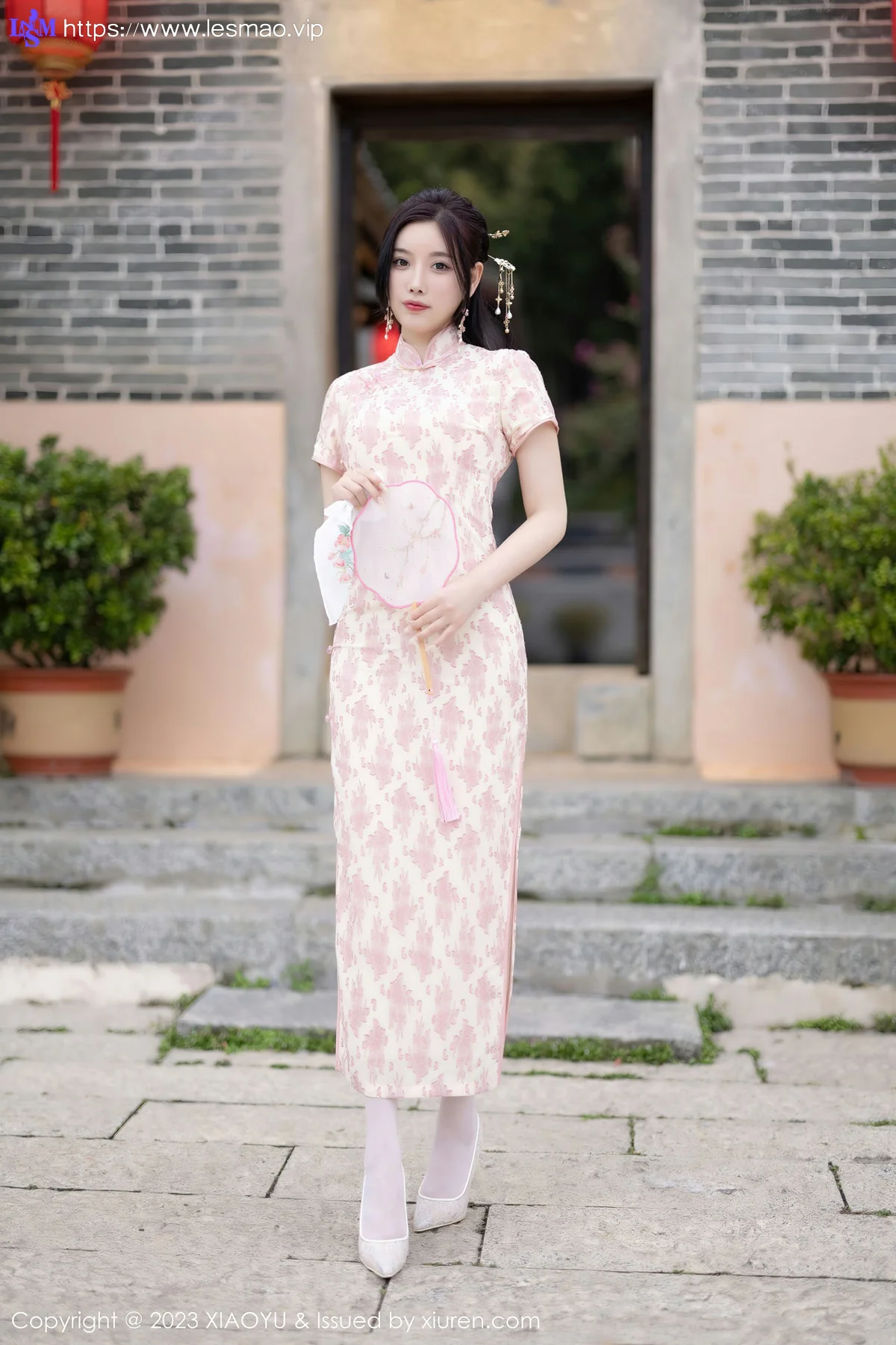 XIAOYU  语画界 Vol.993  杨晨晨Yome 浅色旗袍写真1 - 17