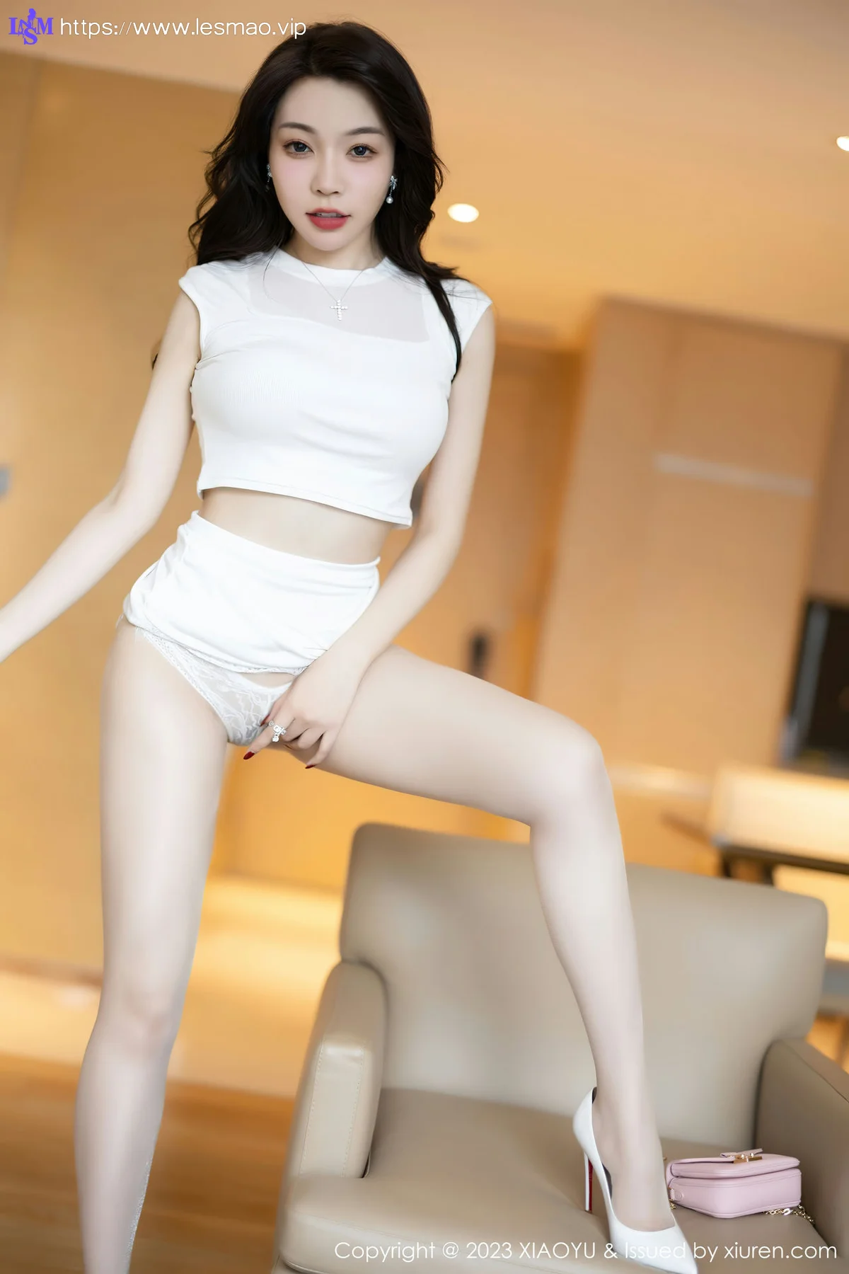 XIAOYU  语画界 Vol.998  徐莉芝Booty 白色蕾丝内衣性感写真11 - 28