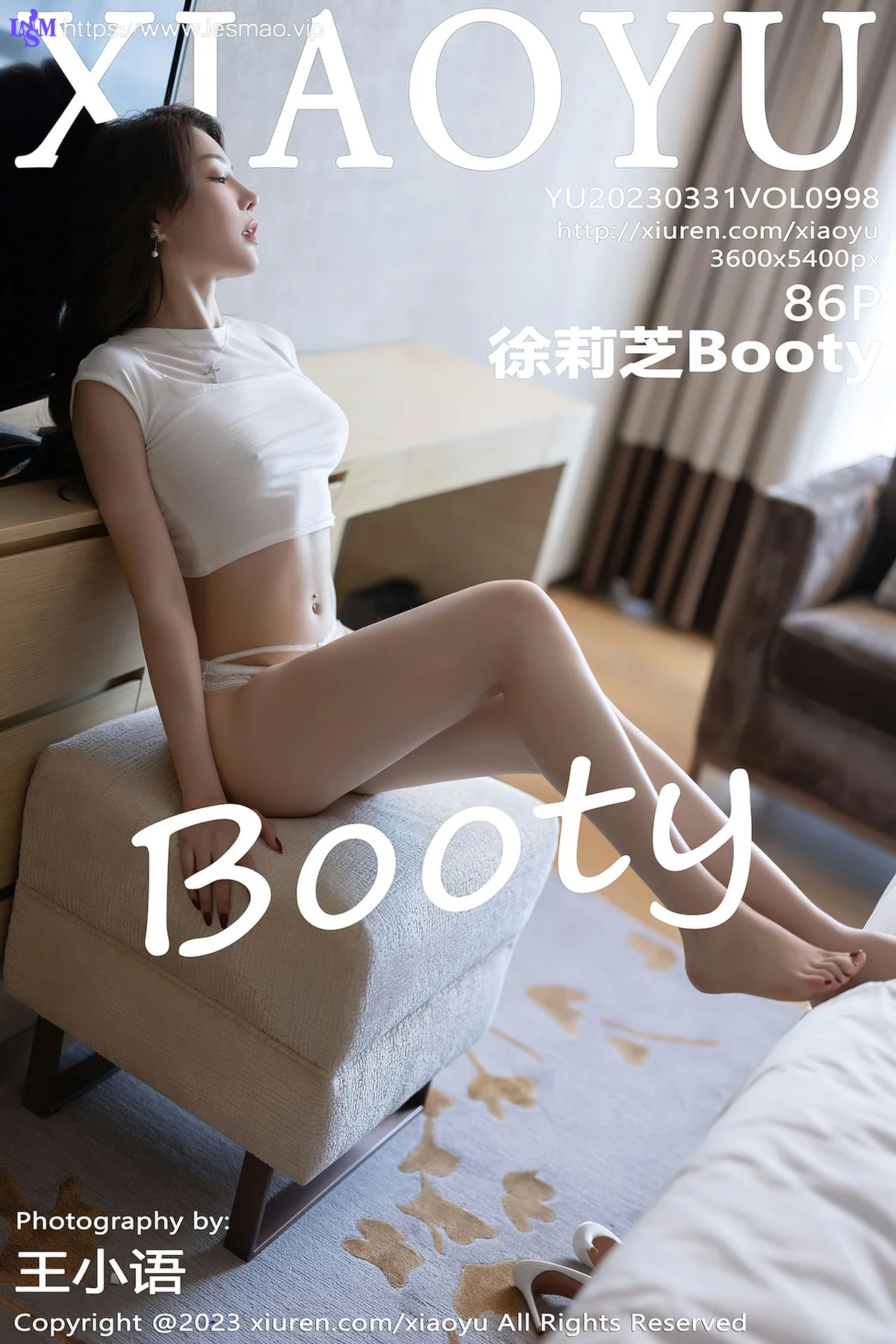 XIAOYU  语画界 Vol.998  徐莉芝Booty 白色蕾丝内衣性感写真11 - 87
