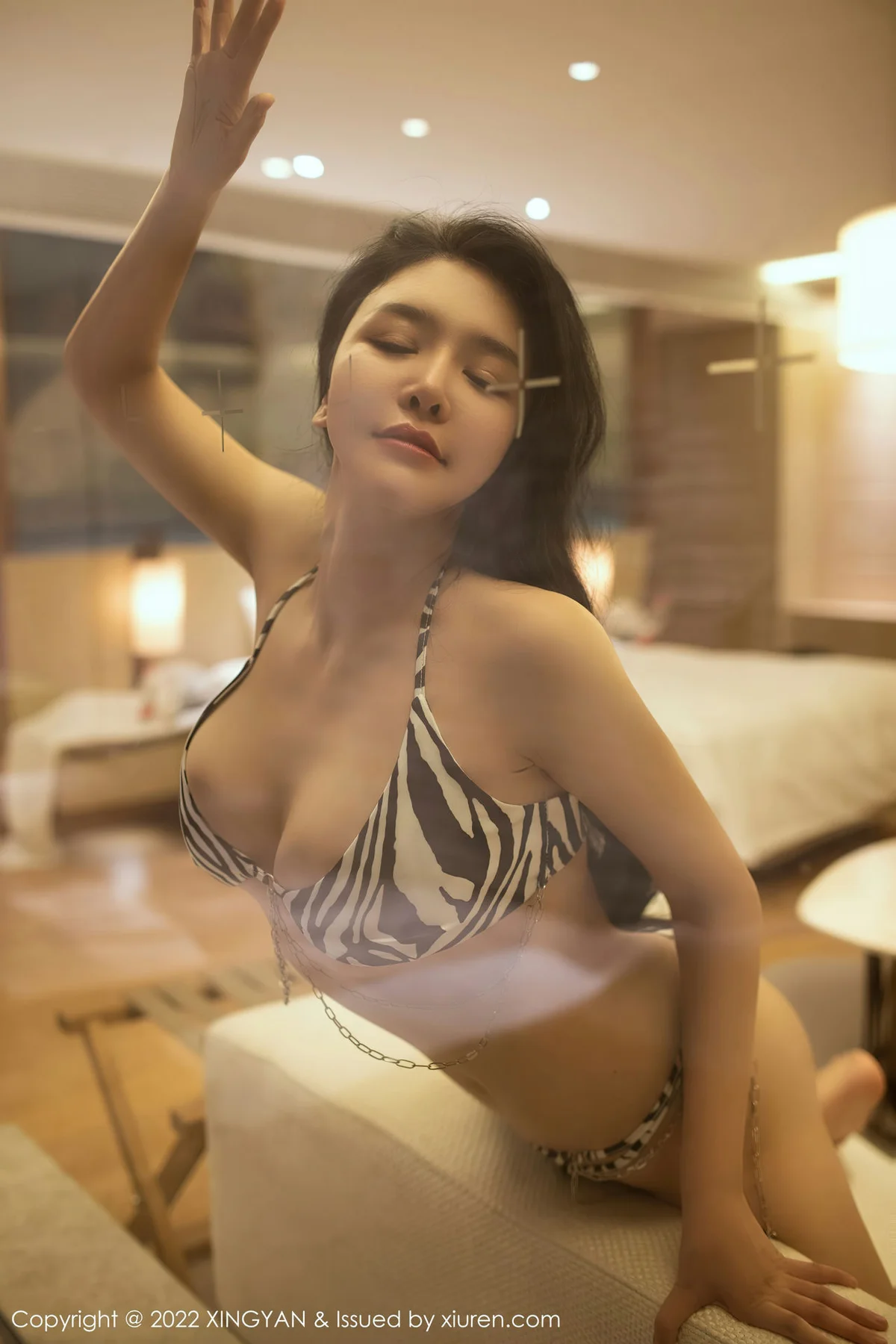 XINGYAN 星颜社 Vol.146 刘钰儿 斑马纹内衣 - 26