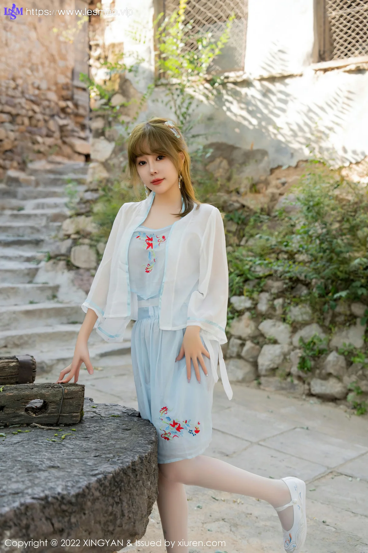XINGYAN 星颜社 Vol.150 王雨纯 白色轻透古装服饰性感写真1 - 12