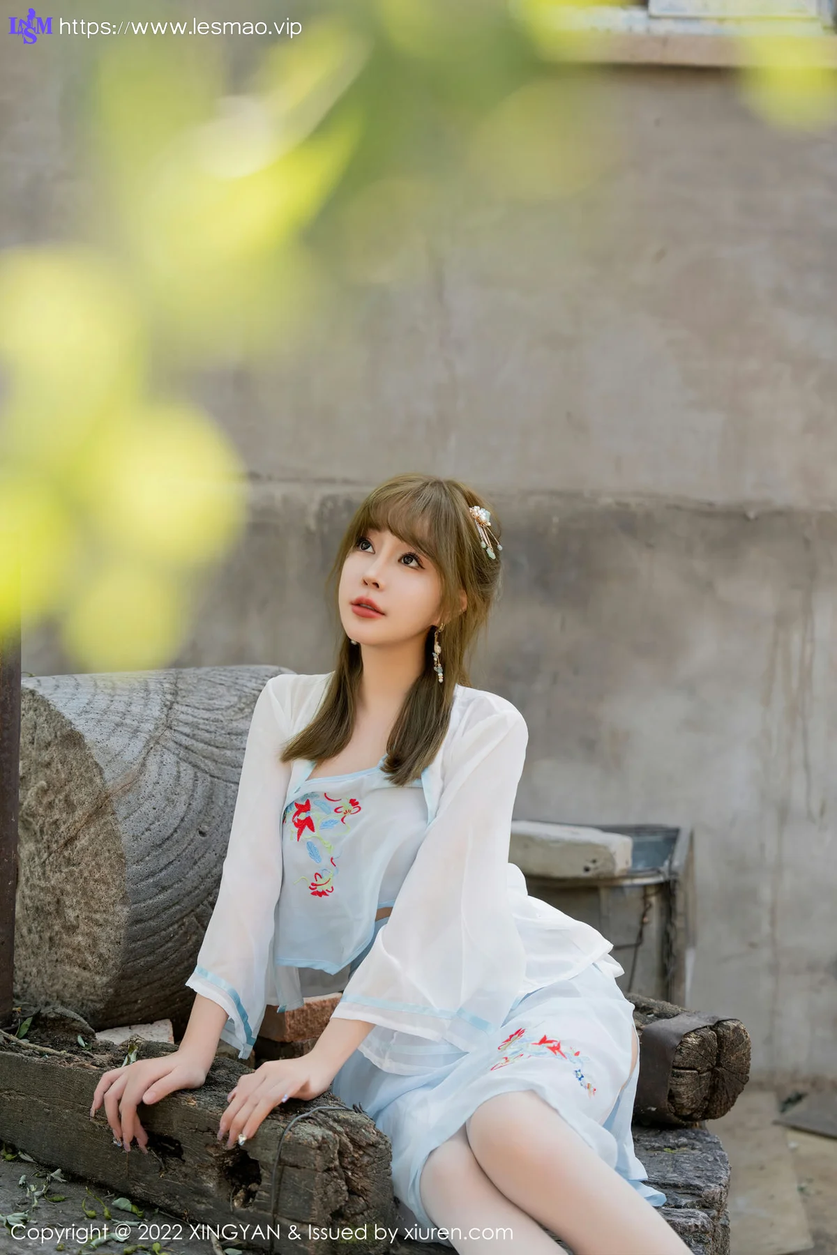 XINGYAN 星颜社 Vol.150 王雨纯 白色轻透古装服饰性感写真1 - 17