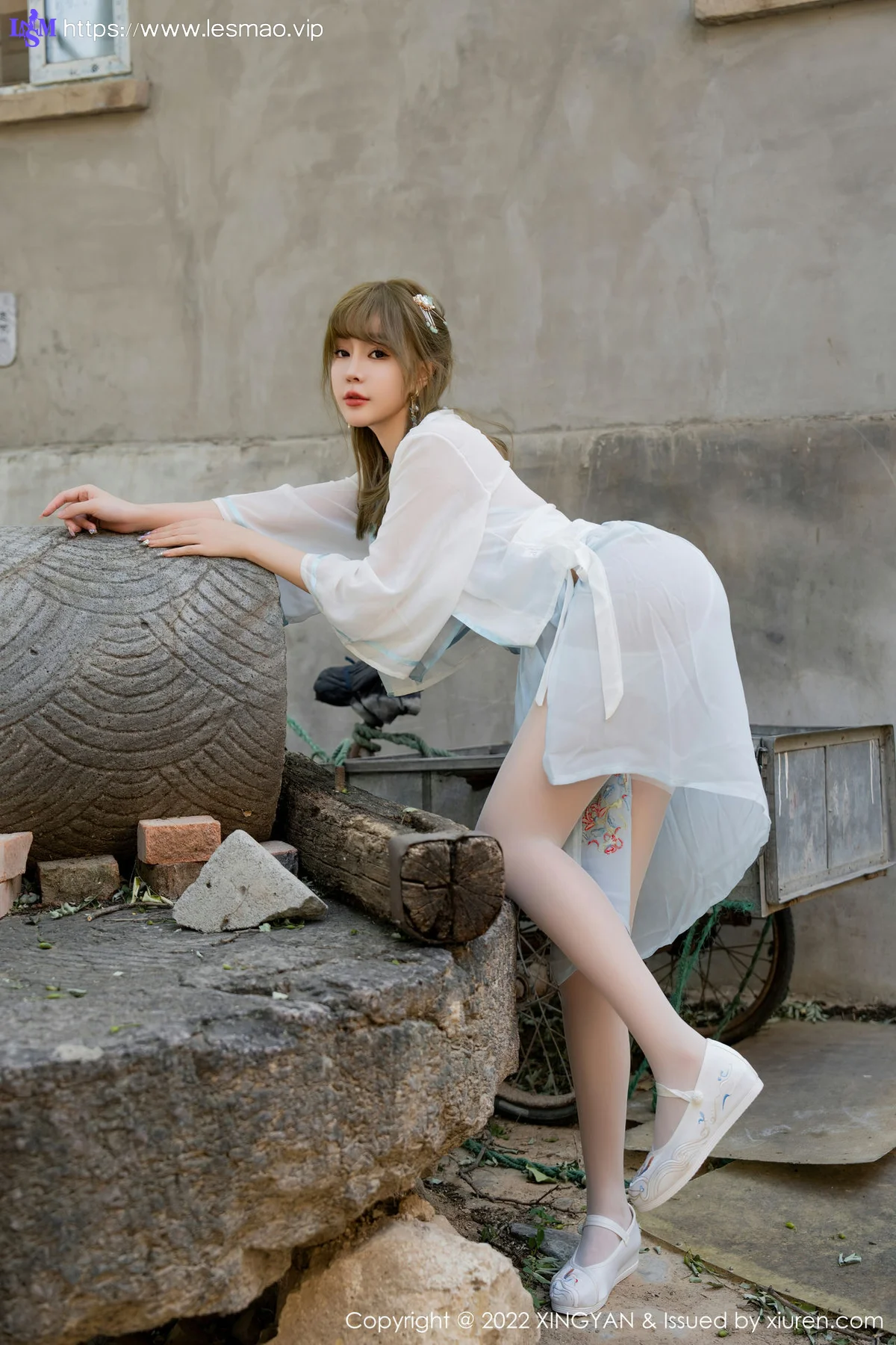 XINGYAN 星颜社 Vol.150 王雨纯 白色轻透古装服饰性感写真1 - 18
