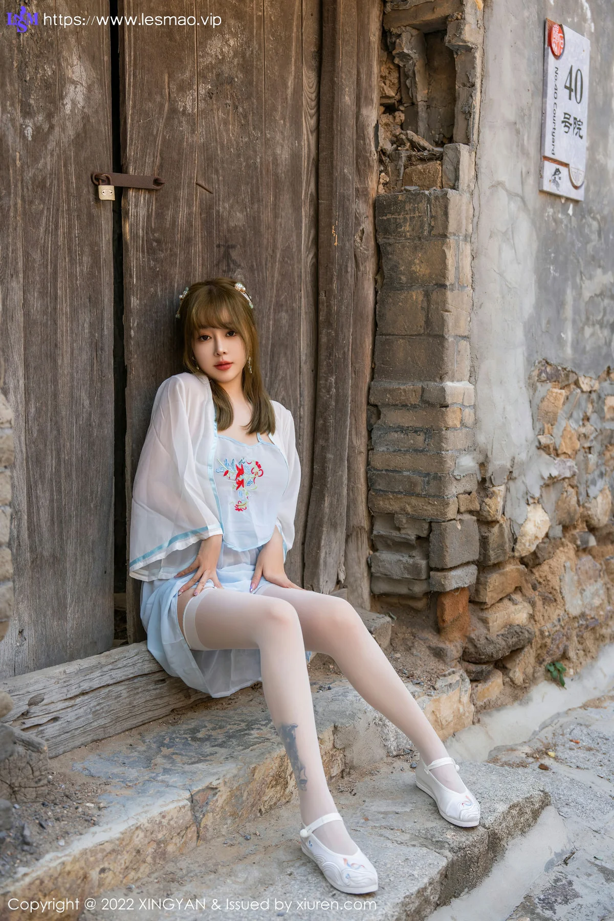 XINGYAN 星颜社 Vol.150 王雨纯 白色轻透古装服饰性感写真1 - 27