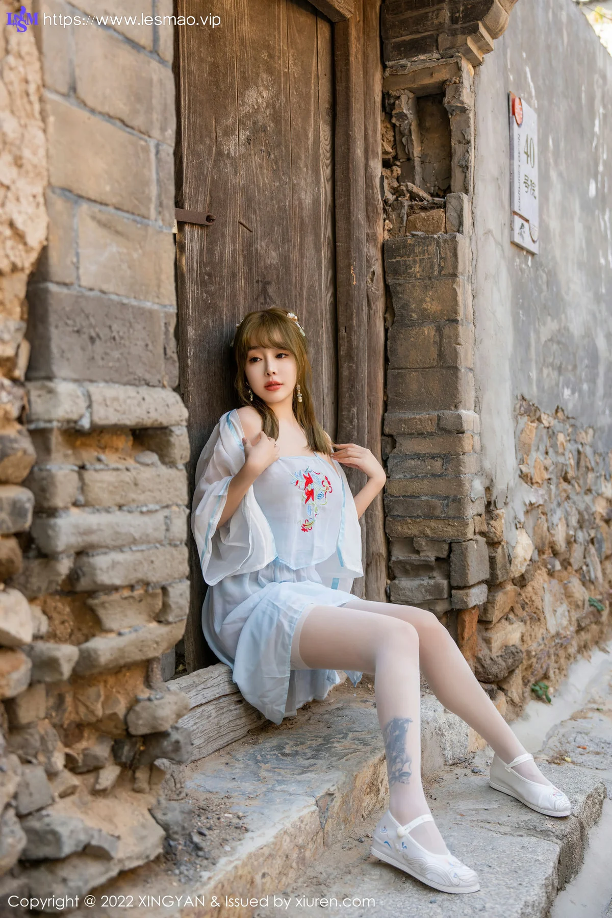 XINGYAN 星颜社 Vol.150 王雨纯 白色轻透古装服饰性感写真1 - 28
