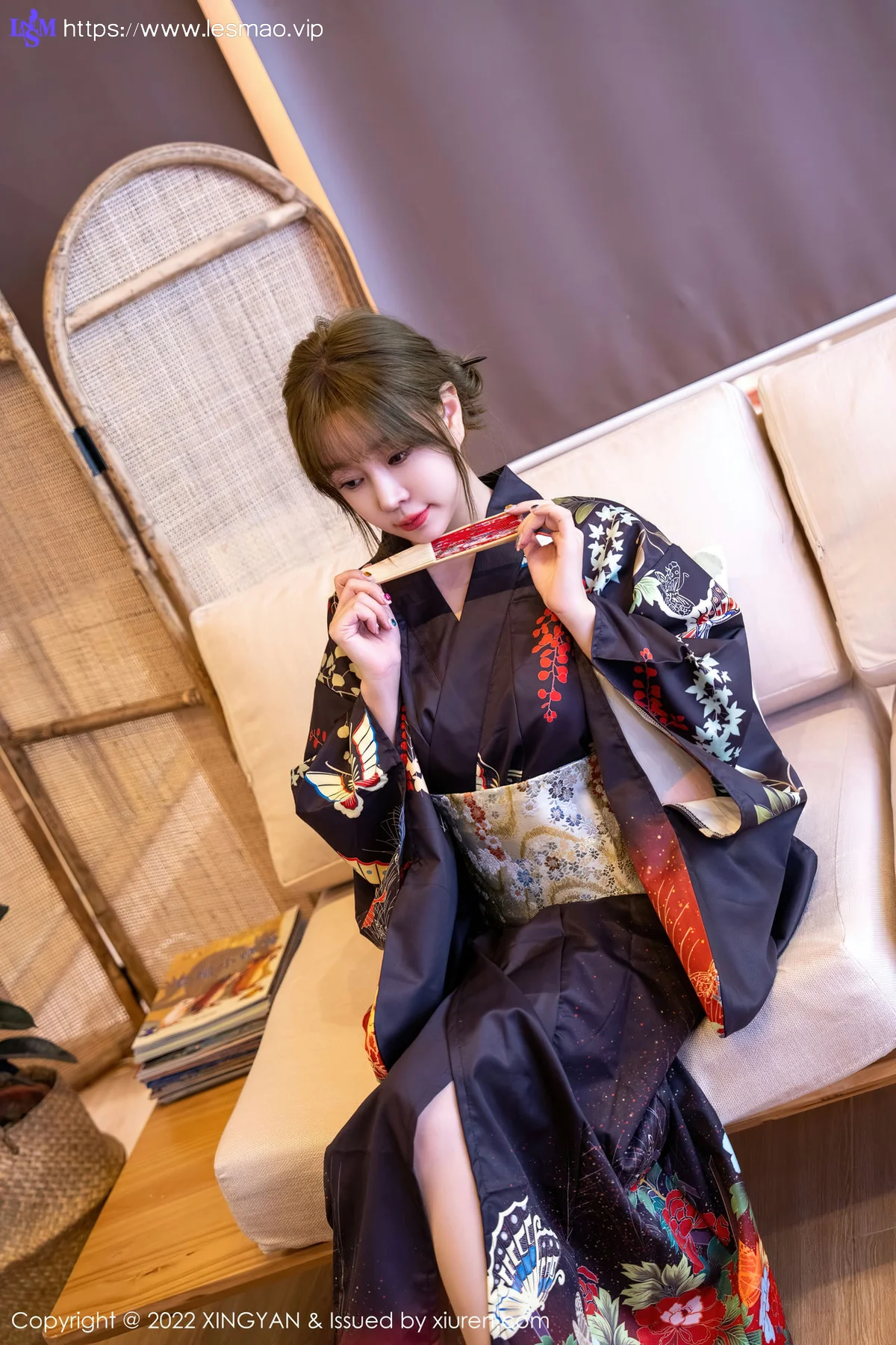 XINGYAN 星颜社 Vol.154 王雨纯 深色日式和服性感写真33 - 6