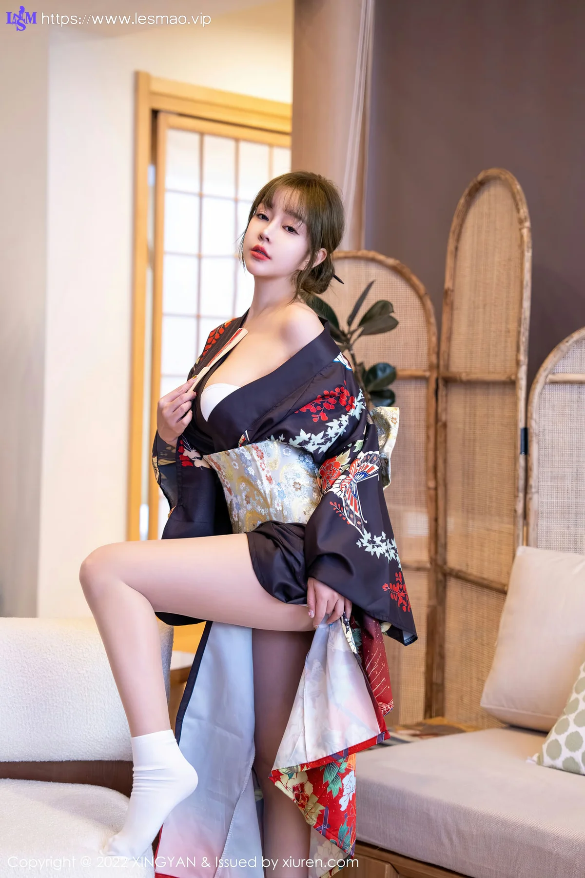 XINGYAN 星颜社 Vol.154 王雨纯 深色日式和服性感写真33 - 9