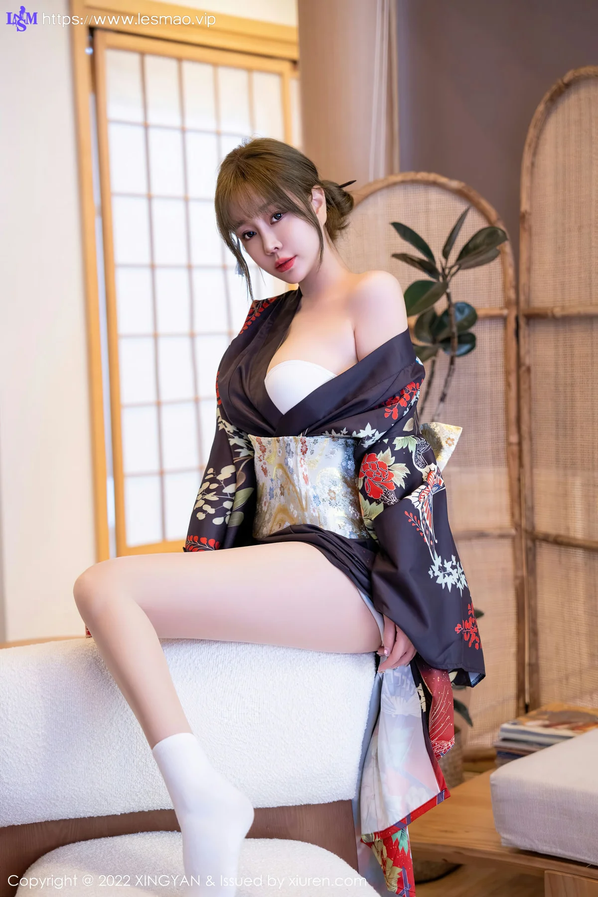 XINGYAN 星颜社 Vol.154 王雨纯 深色日式和服性感写真33 - 11