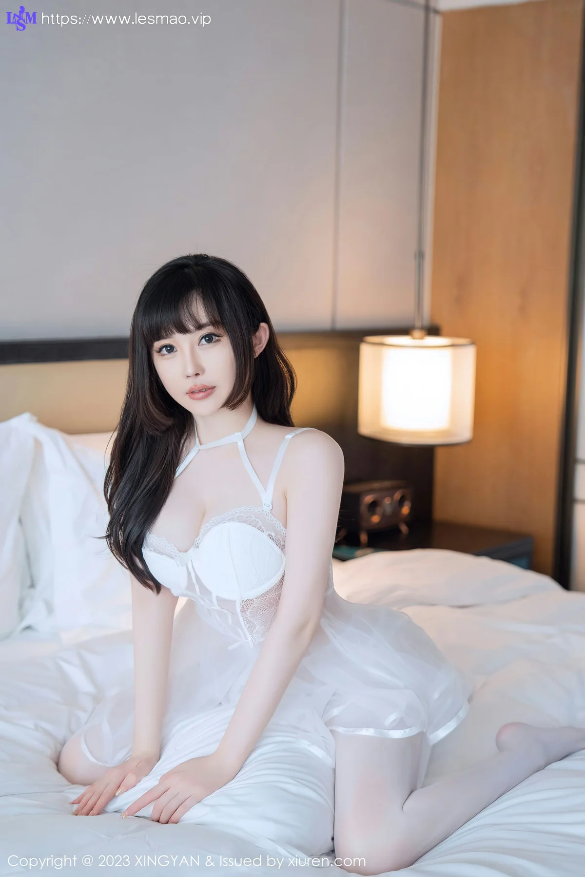 XINGYAN 星颜社 Vol.179 焦糖可可 白色网纱情趣写真3 - 13