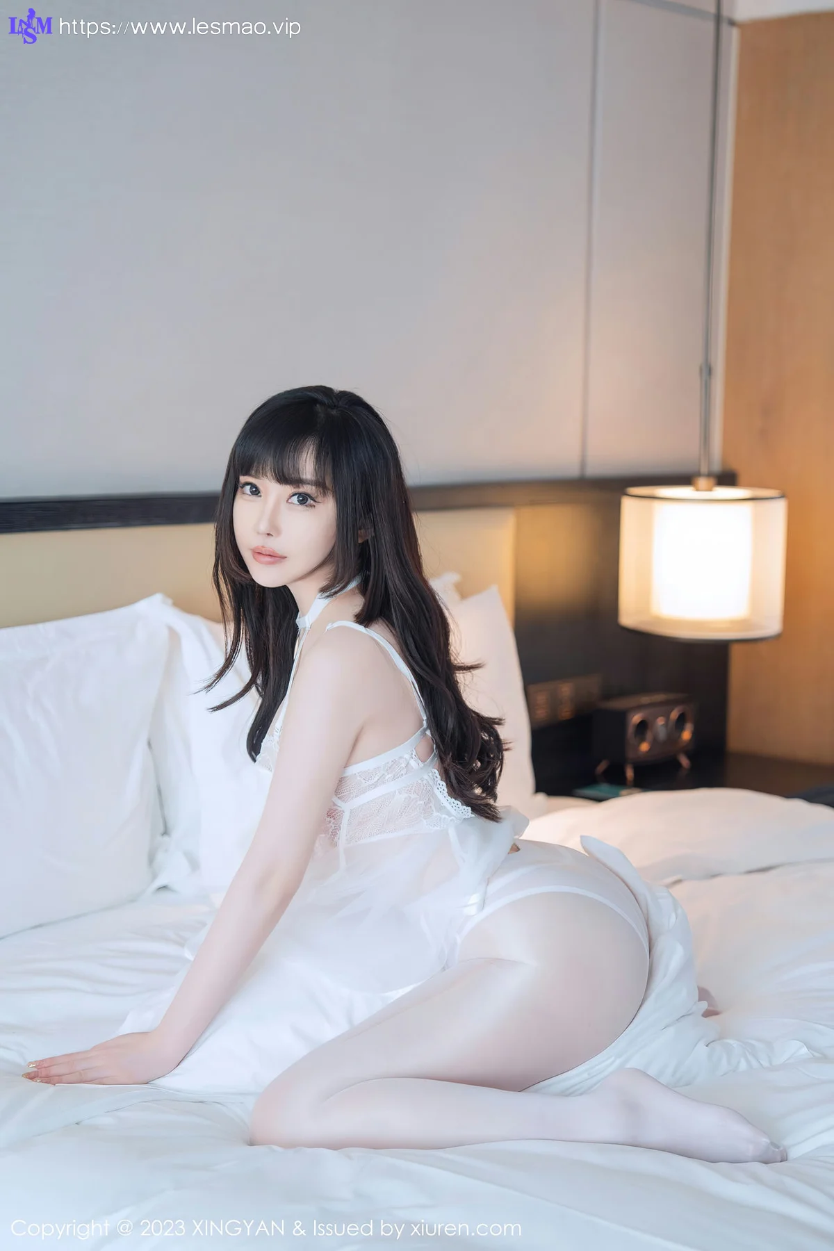 XINGYAN 星颜社 Vol.179 焦糖可可 白色网纱情趣写真3 - 17