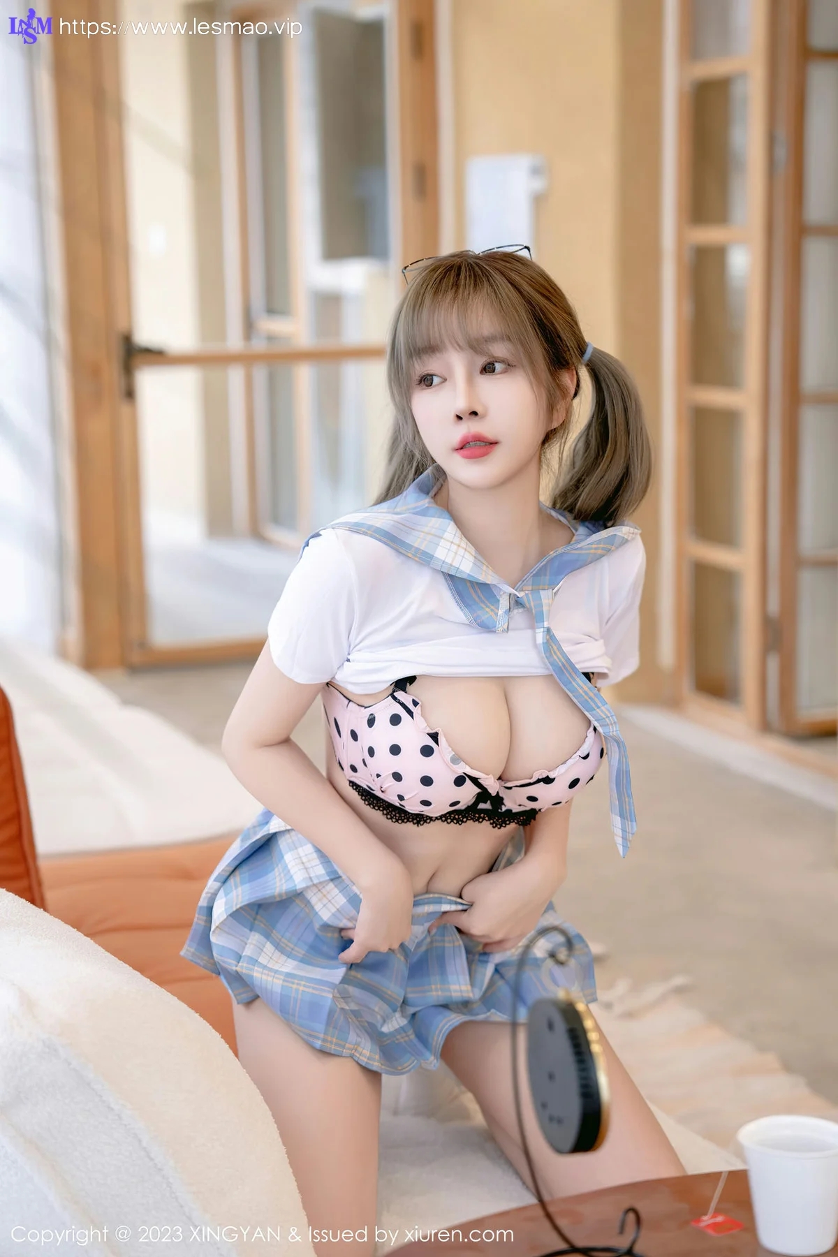XINGYAN 星颜社 Vol.180 王雨纯 圆点内衣性感写真3 - 43