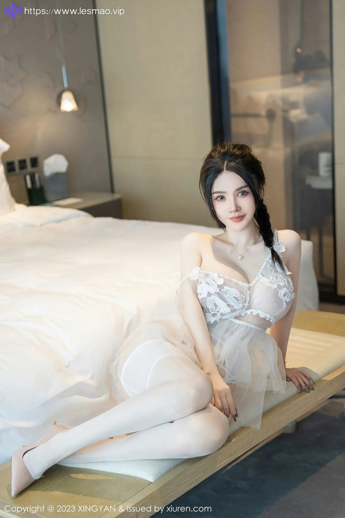 XINGYAN 星颜社 Vol.196 潘娇娇 蕾丝轻透情趣性感写真1 - 15