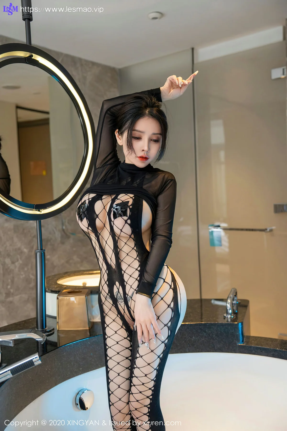 XINGYAN 星颜社 Vol.210 潘娇娇 渔网式连体衣写真1 - 18