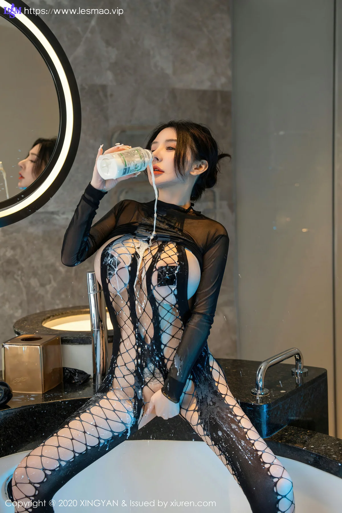 XINGYAN 星颜社 Vol.210 潘娇娇 渔网式连体衣写真1 - 47