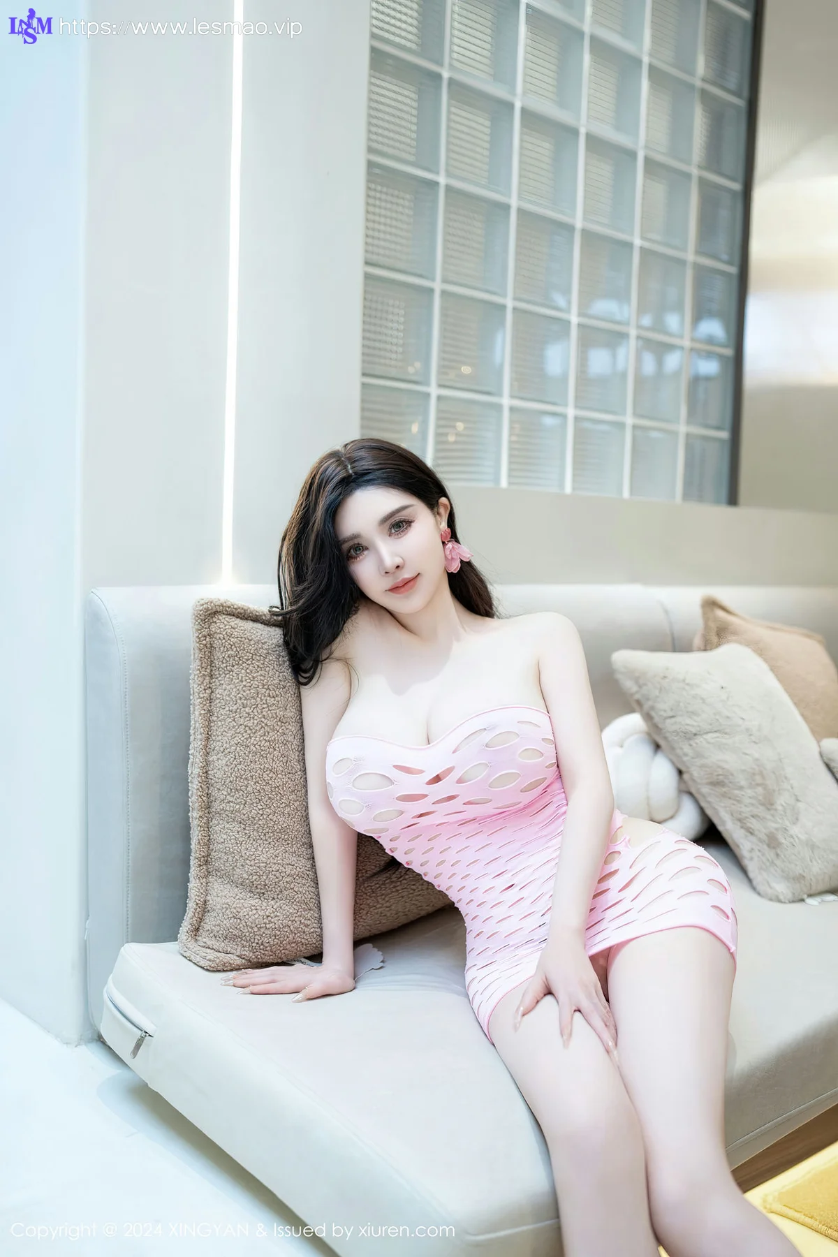 XINGYAN 星颜社 Vol.229 潘思沁 粉色镂空情趣性感写真1 - 11