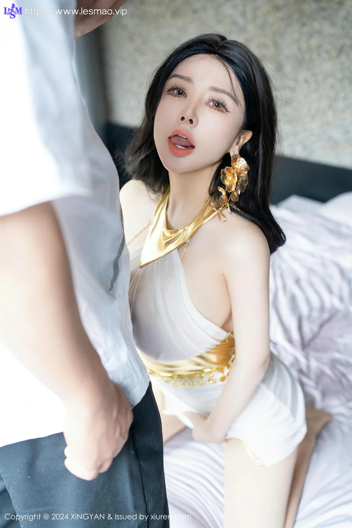 XINGYAN 星颜社 Vol.238 潘思沁 白色连衣短裙性感写真11 - 74