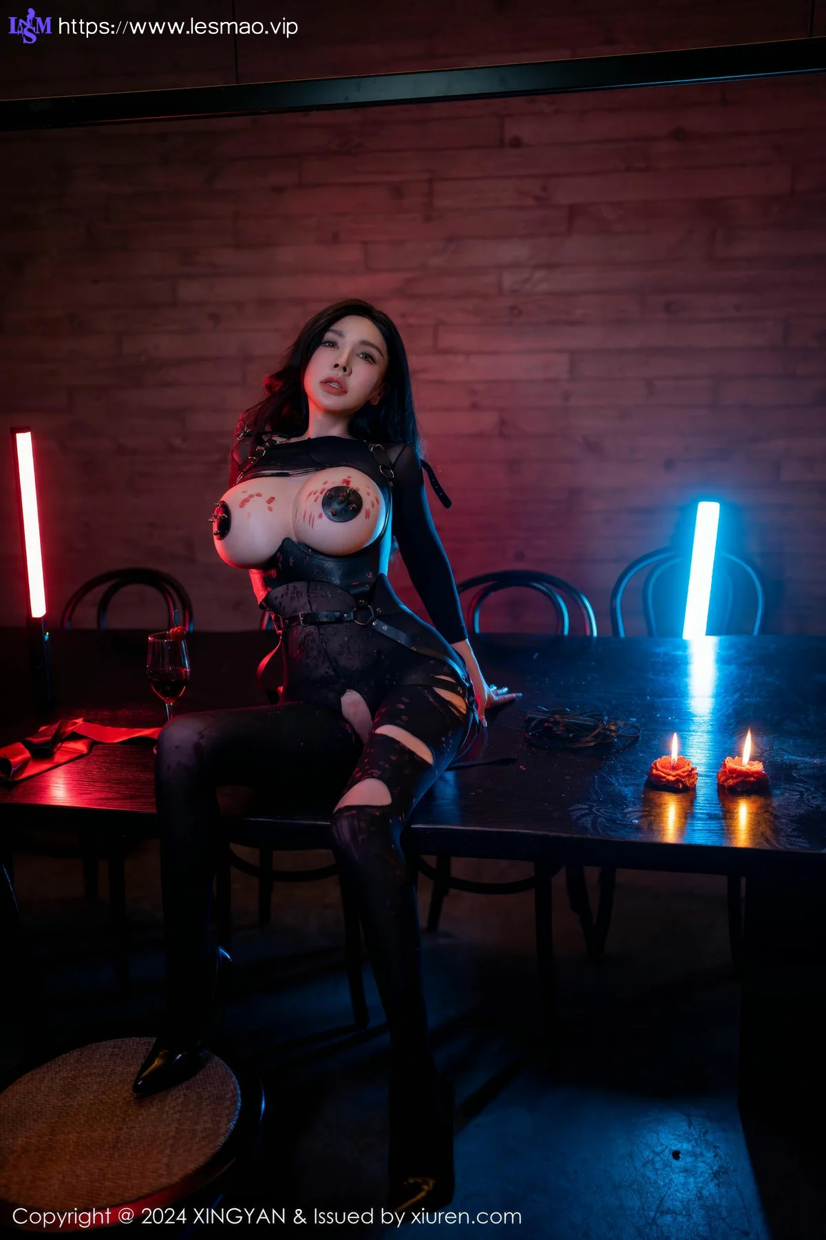XINGYAN 星颜社 Vol.248 潘思沁 轻透网纱连体衣性感写真111 - 35
