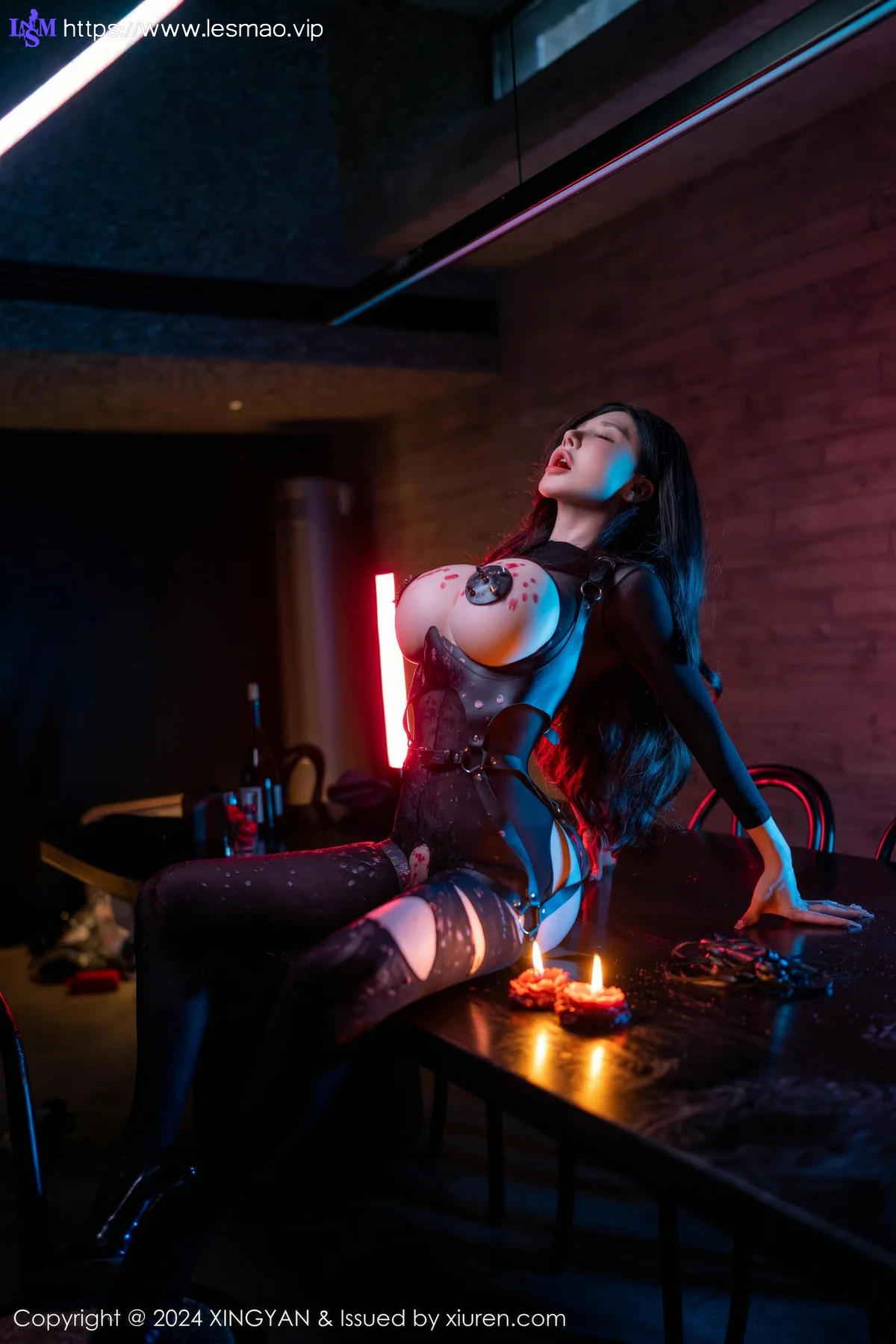 XINGYAN 星颜社 Vol.248 潘思沁 轻透网纱连体衣性感写真111 - 42