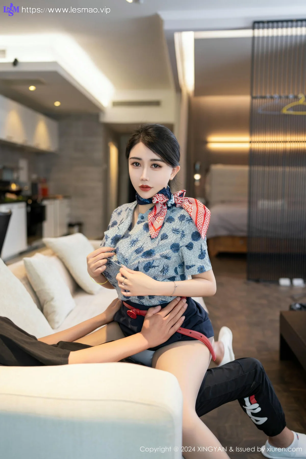 XINGYAN 星颜社 Vol.259 李若汐ci 空姐制服性感写真11 - 20