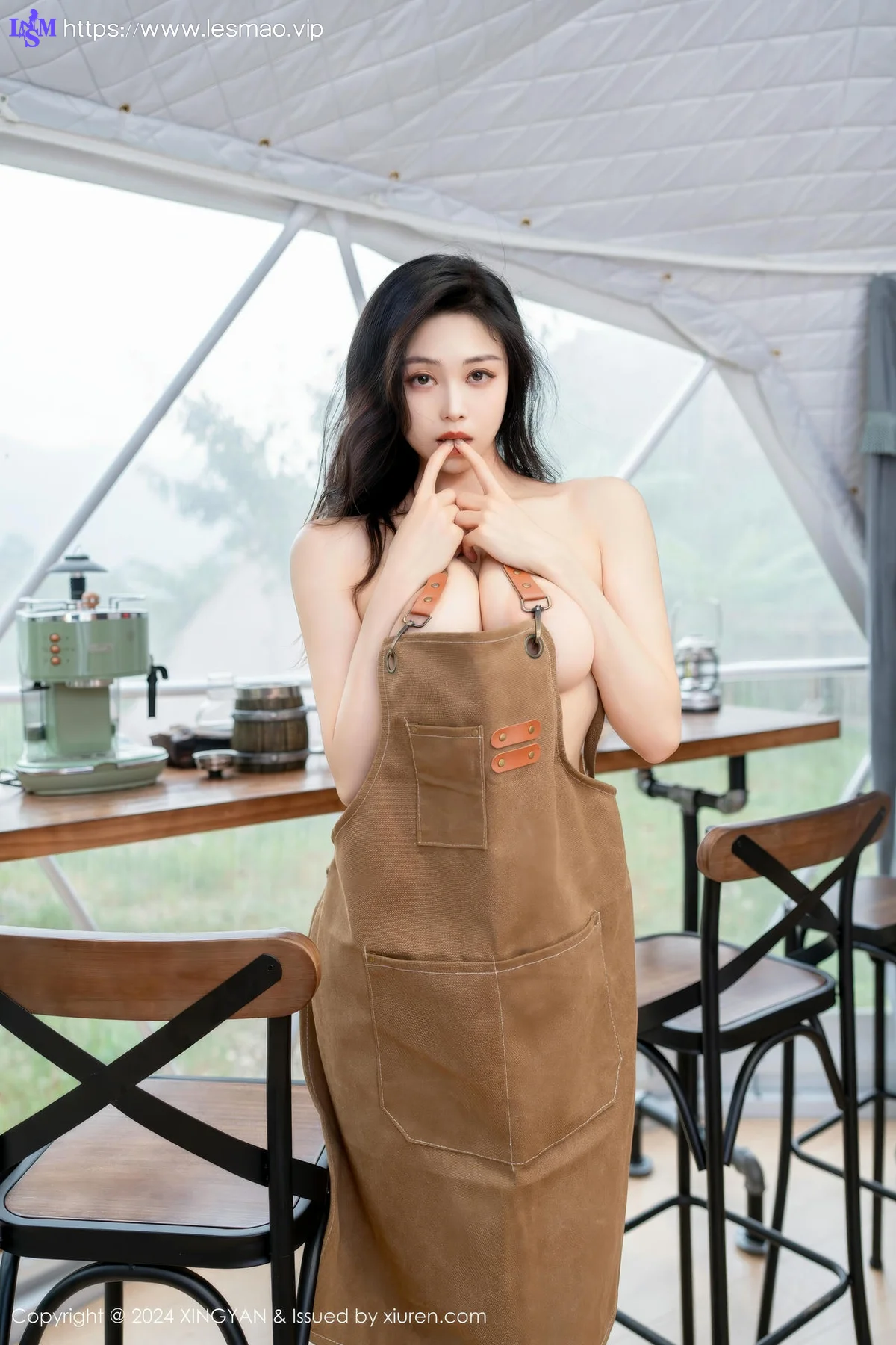 XINGYAN 星颜社 Vol.264 清妙 咖啡色围裙性感写真11 - 35