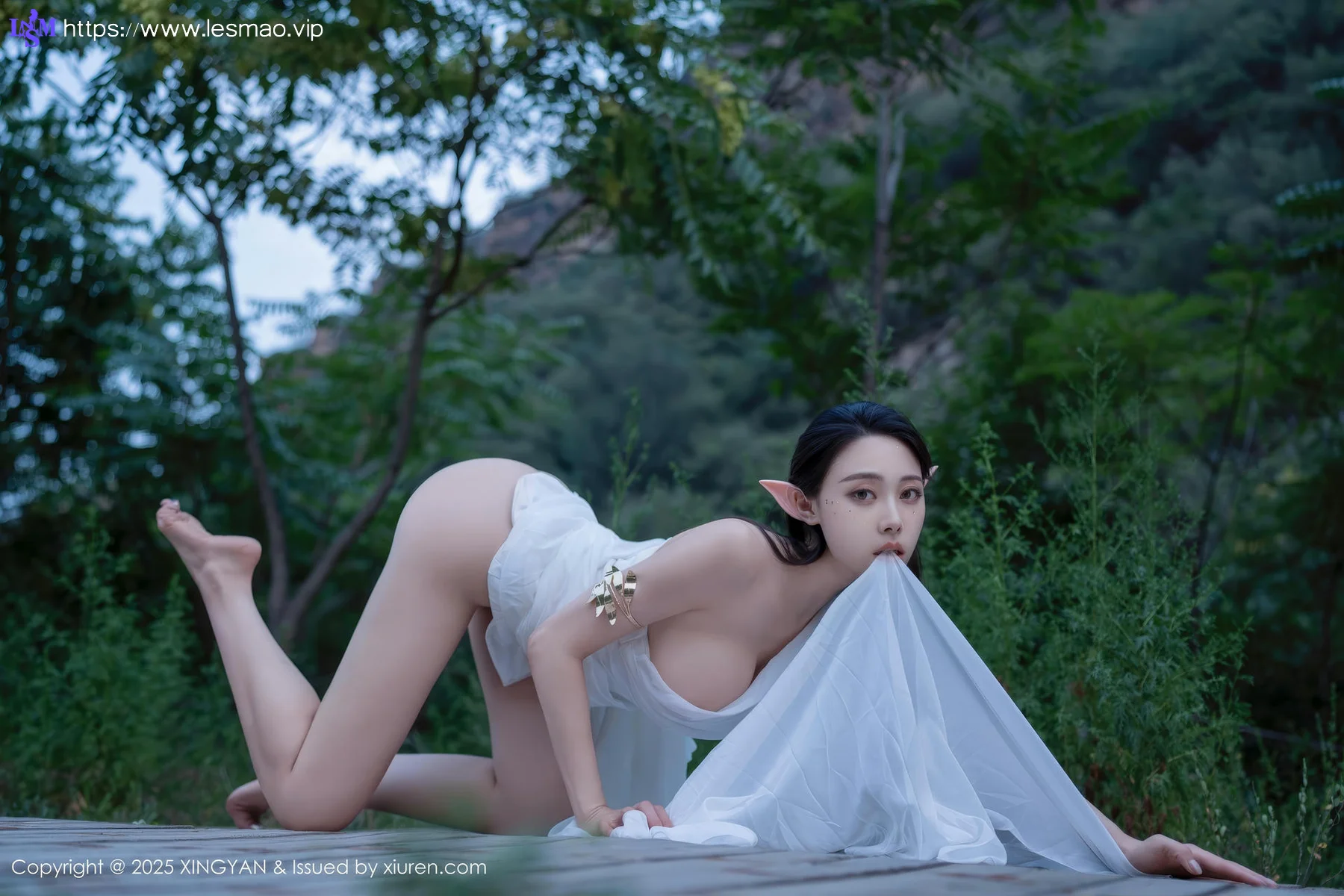 XINGYAN 星颜社 Vol.314 清妙 森林精灵玉体制服 - 14