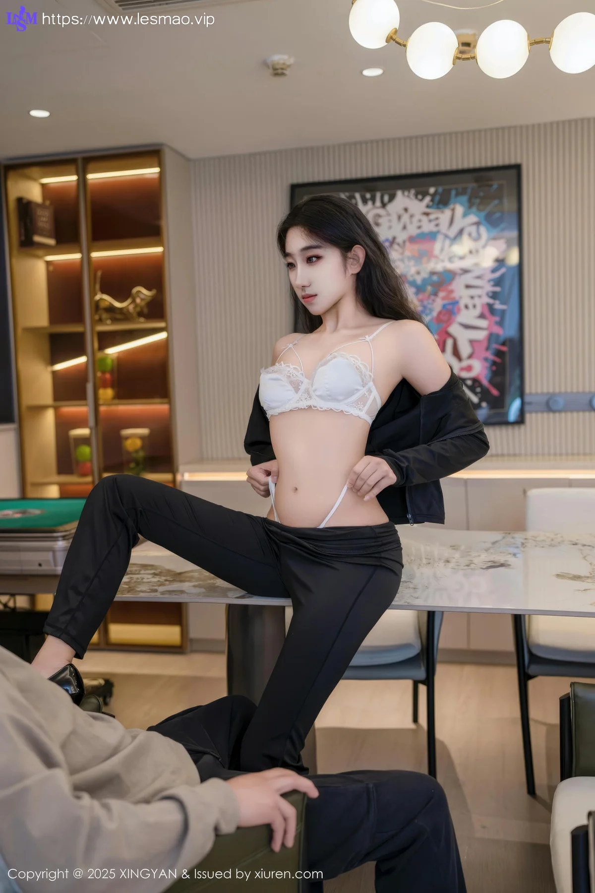 XINGYAN 星颜社 Vol.321 星冉 白色内衣美腿高跟 - 18