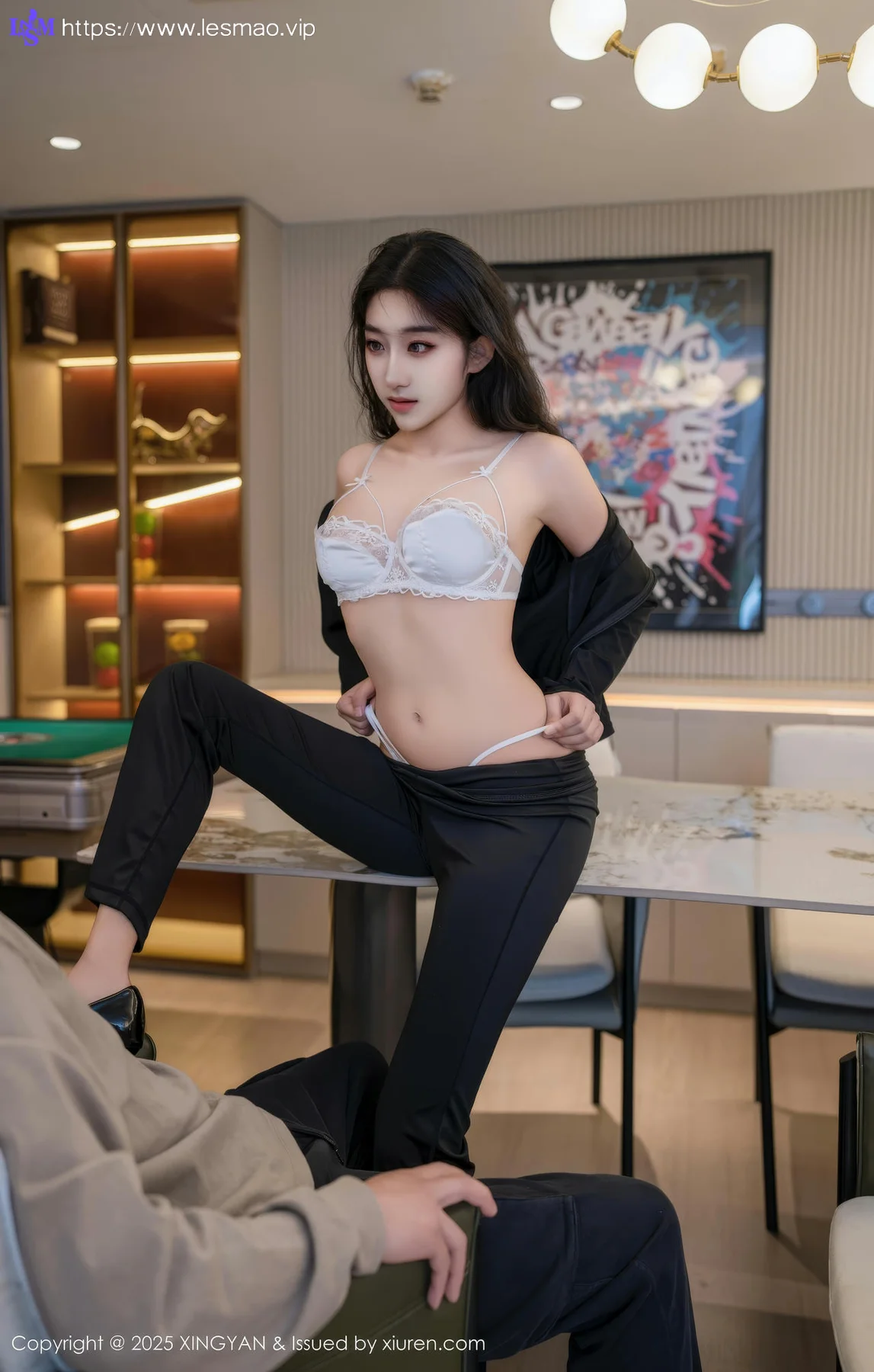 XINGYAN 星颜社 Vol.321 星冉 白色内衣美腿高跟 - 19
