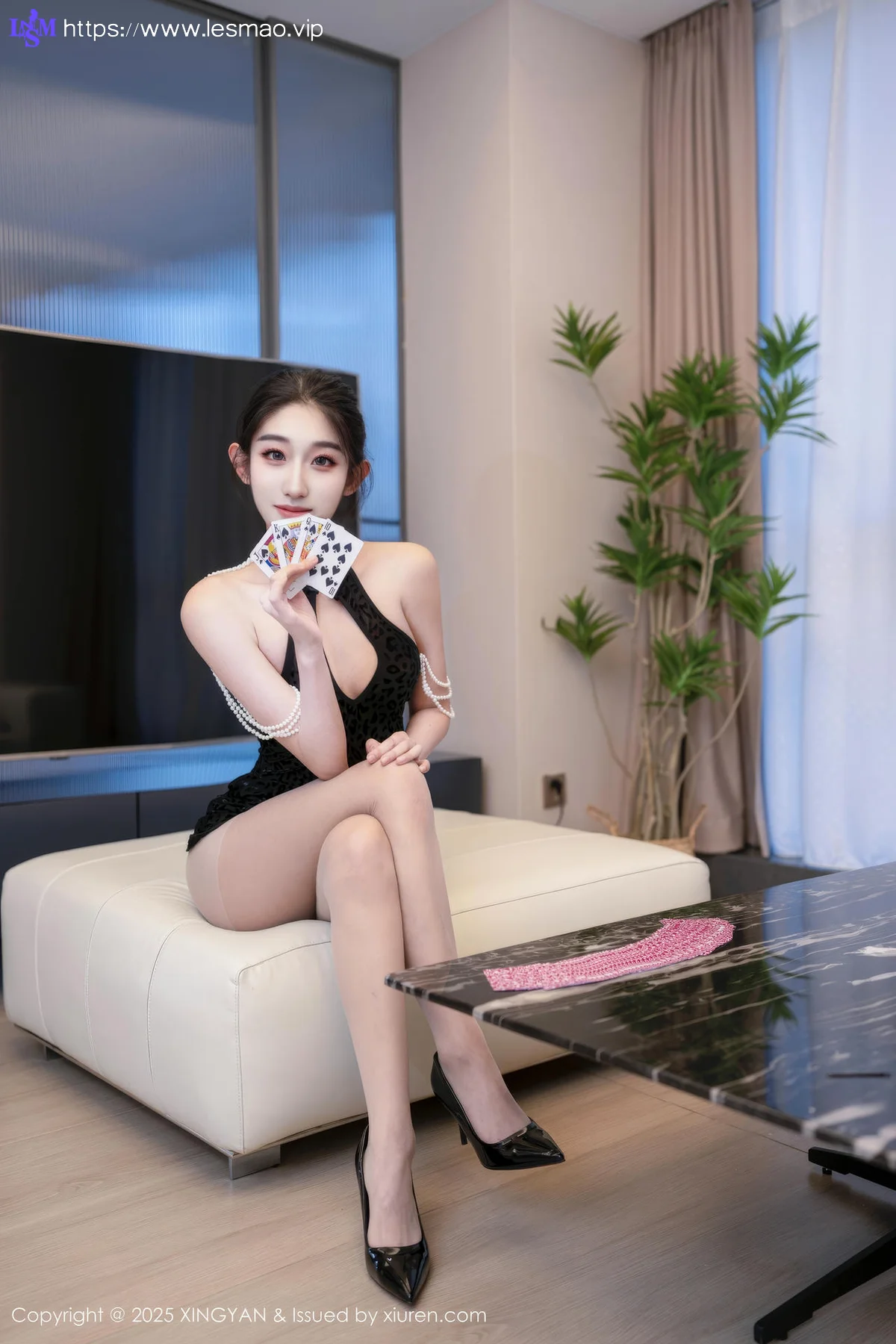 XINGYAN 星颜社 Vol.327 星冉 黑丝旗袍长腿美女 - 42