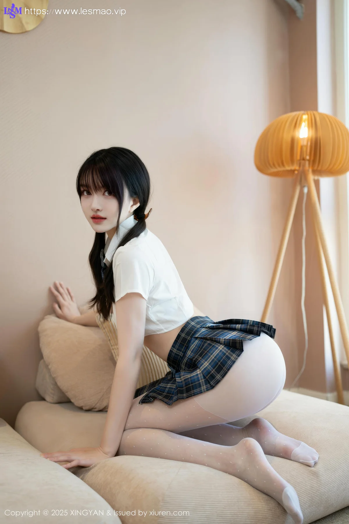 XINGYAN 星颜社 Vol.332 白露lulu 首套性感JK制服 - 8