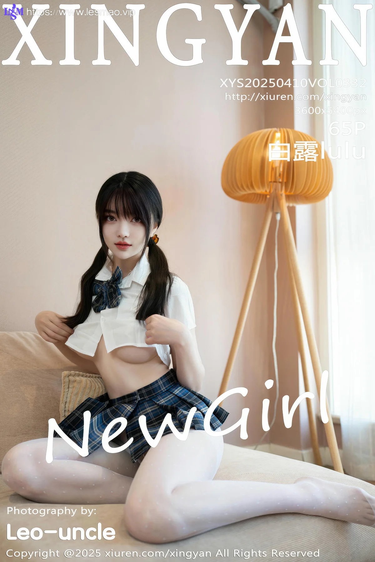 XINGYAN 星颜社 Vol.332 白露lulu 首套性感JK制服 - 66
