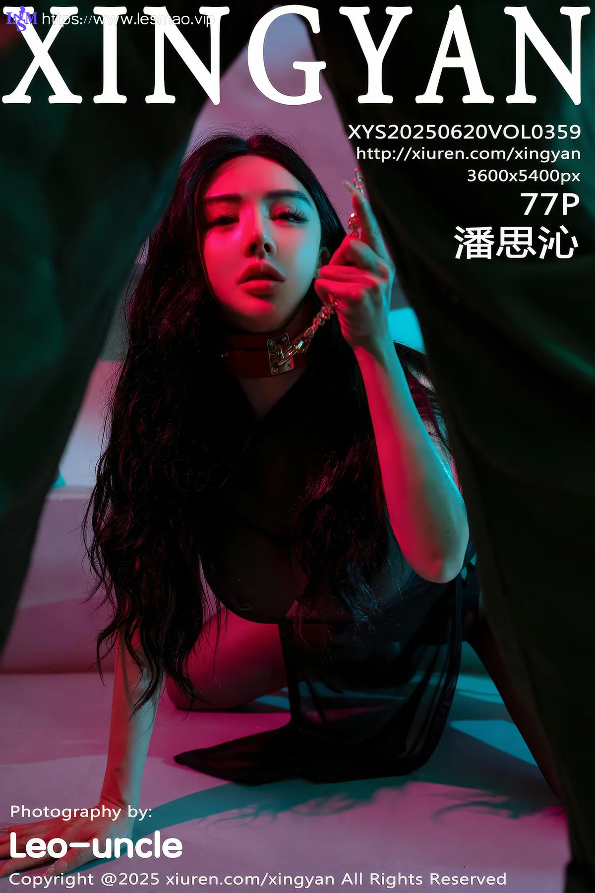 XINGYAN 星颜社 Vol.359 潘思沁 黑色情趣内衣 - 78