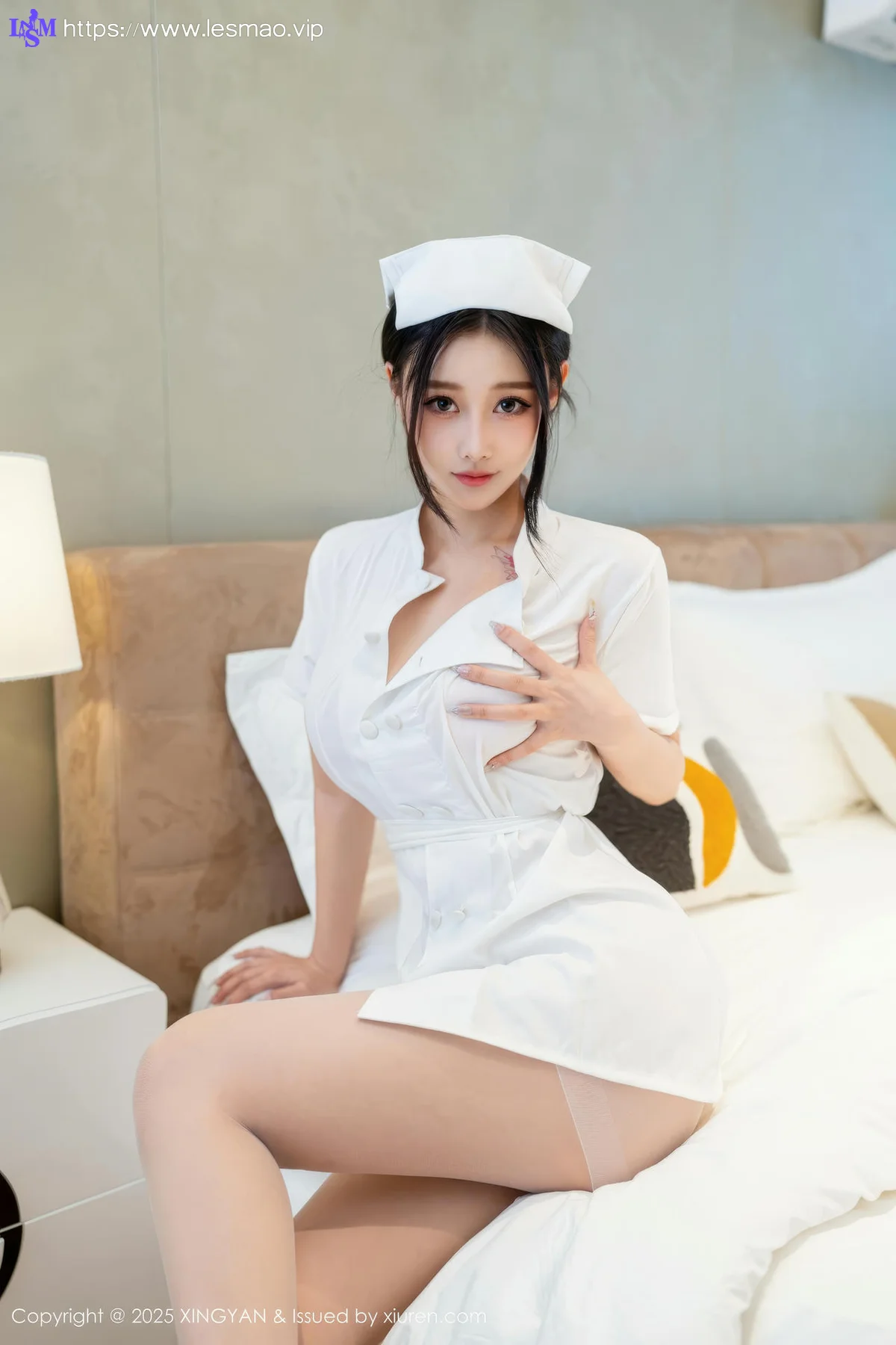 XINGYAN 星颜社 Vol.362 木森vita 白色护士制服诱惑 - 15