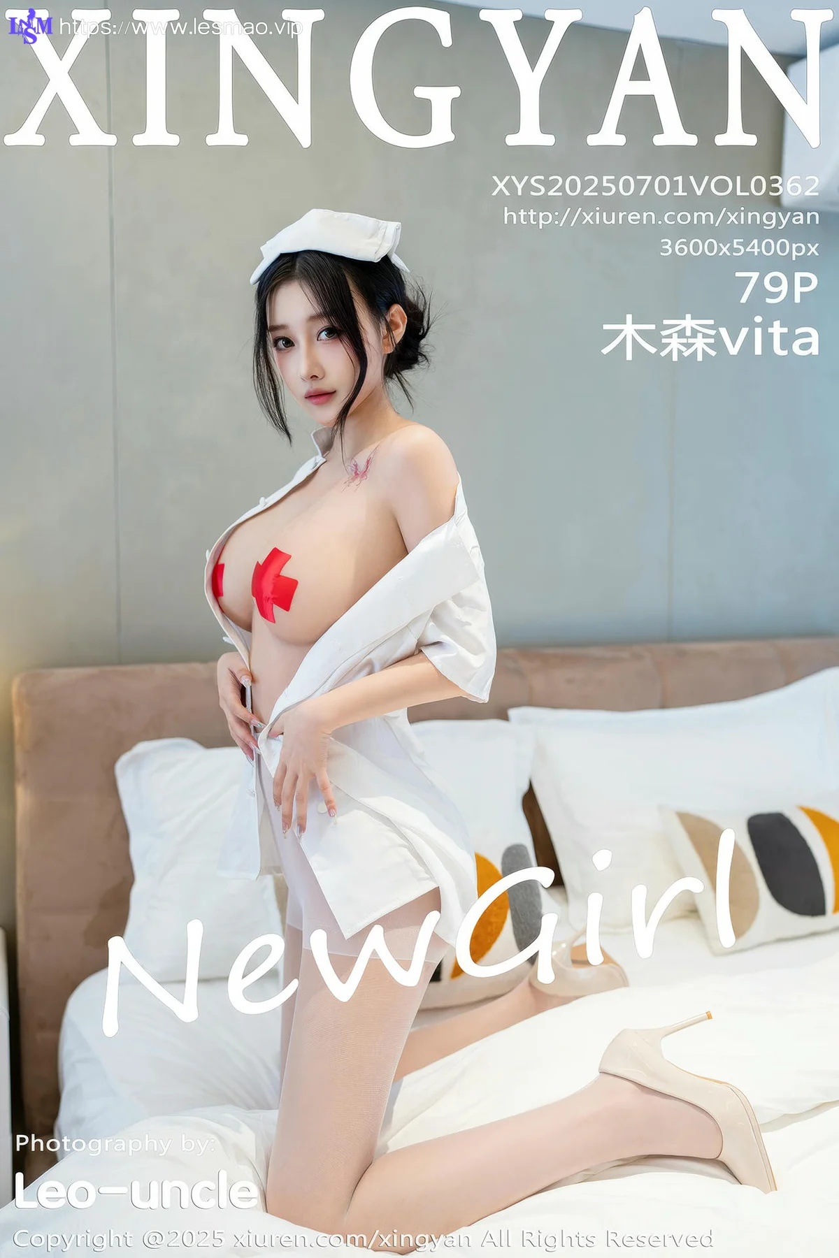 XINGYAN 星颜社 Vol.362 木森vita 白色护士制服诱惑 - 80