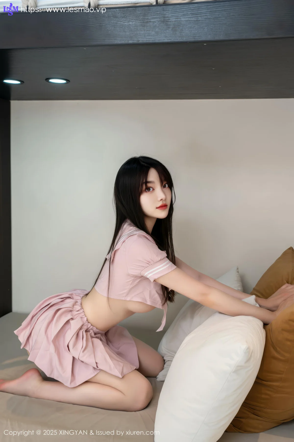 XINGYAN 星颜社 Vol.364 白露lulu 粉色JK制服 - 11
