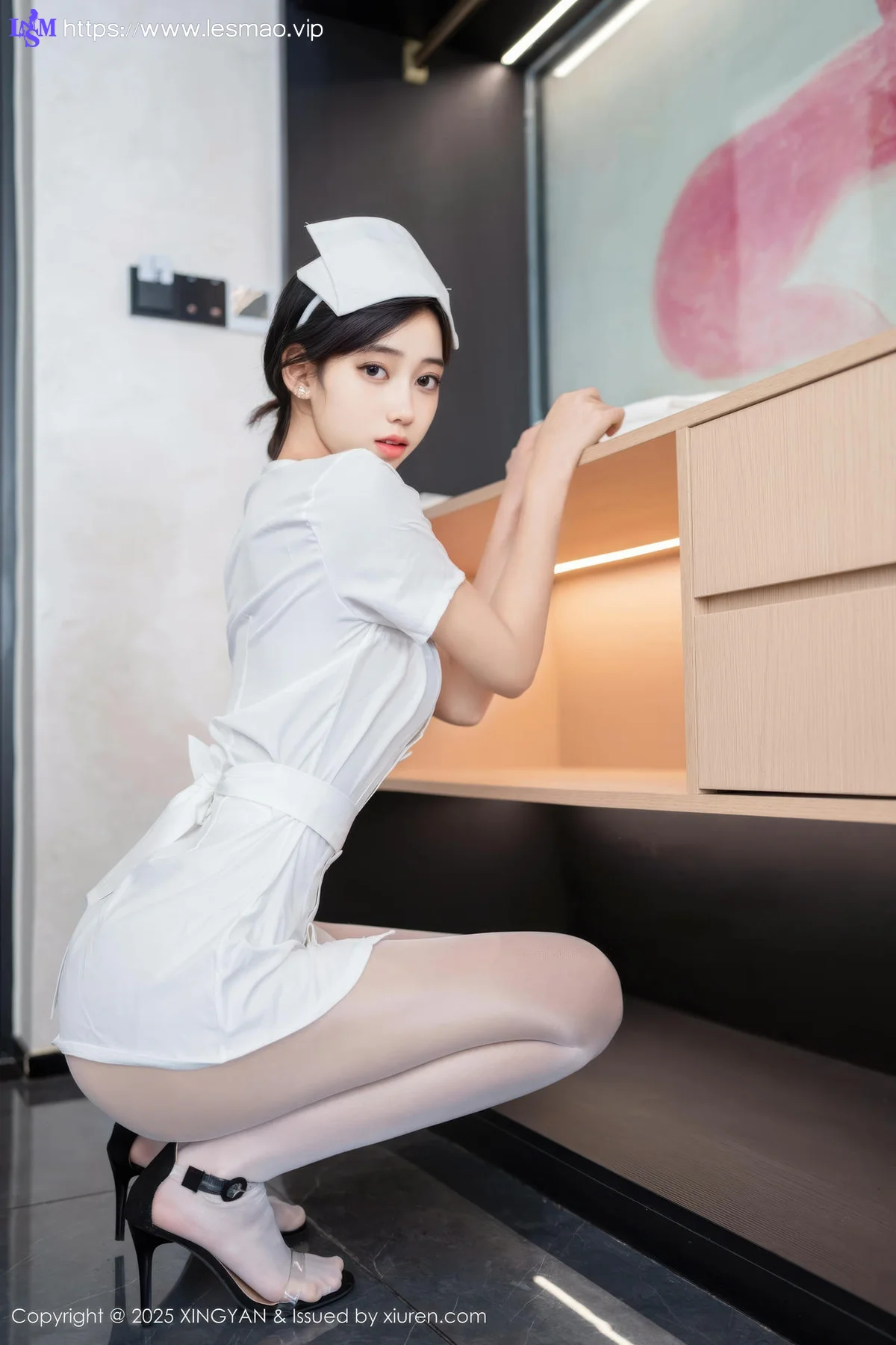 XINGYAN 星颜社 Vol.371 时安安 白色护士制服 - 12