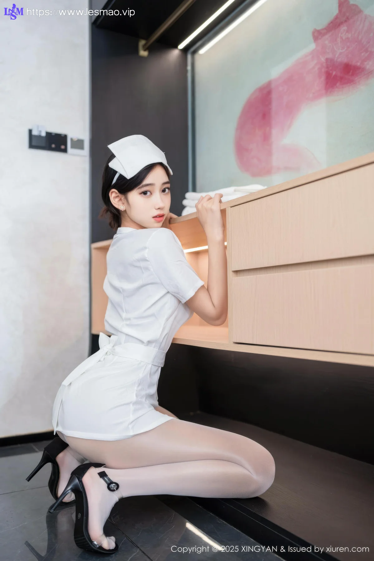 XINGYAN 星颜社 Vol.371 时安安 白色护士制服 - 13