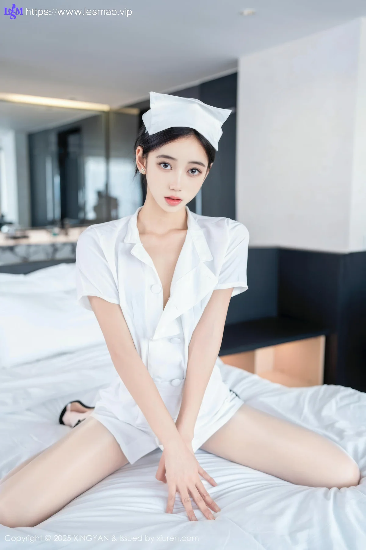 XINGYAN 星颜社 Vol.371 时安安 白色护士制服 - 34