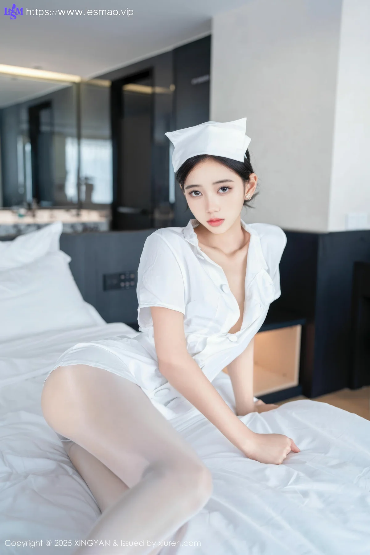 XINGYAN 星颜社 Vol.371 时安安 白色护士制服 - 37