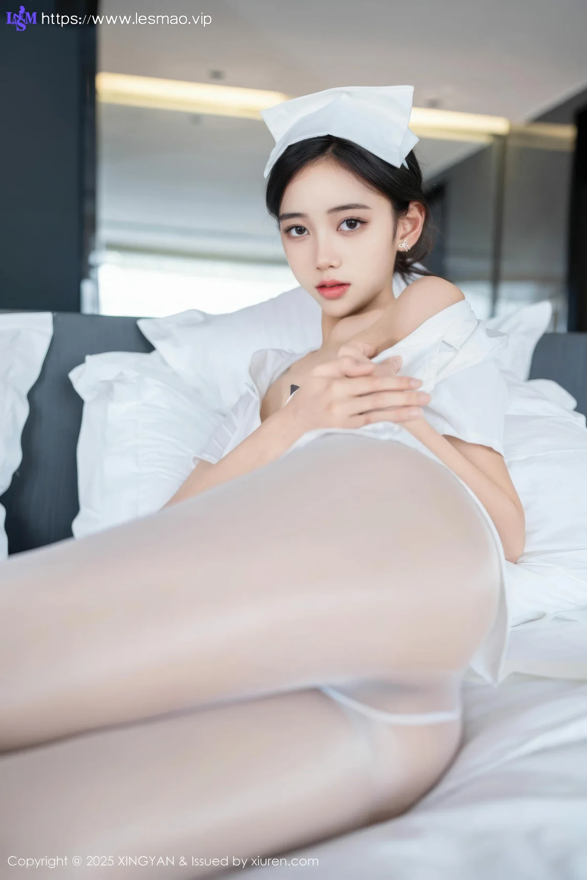 XINGYAN 星颜社 Vol.371 时安安 白色护士制服 - 44