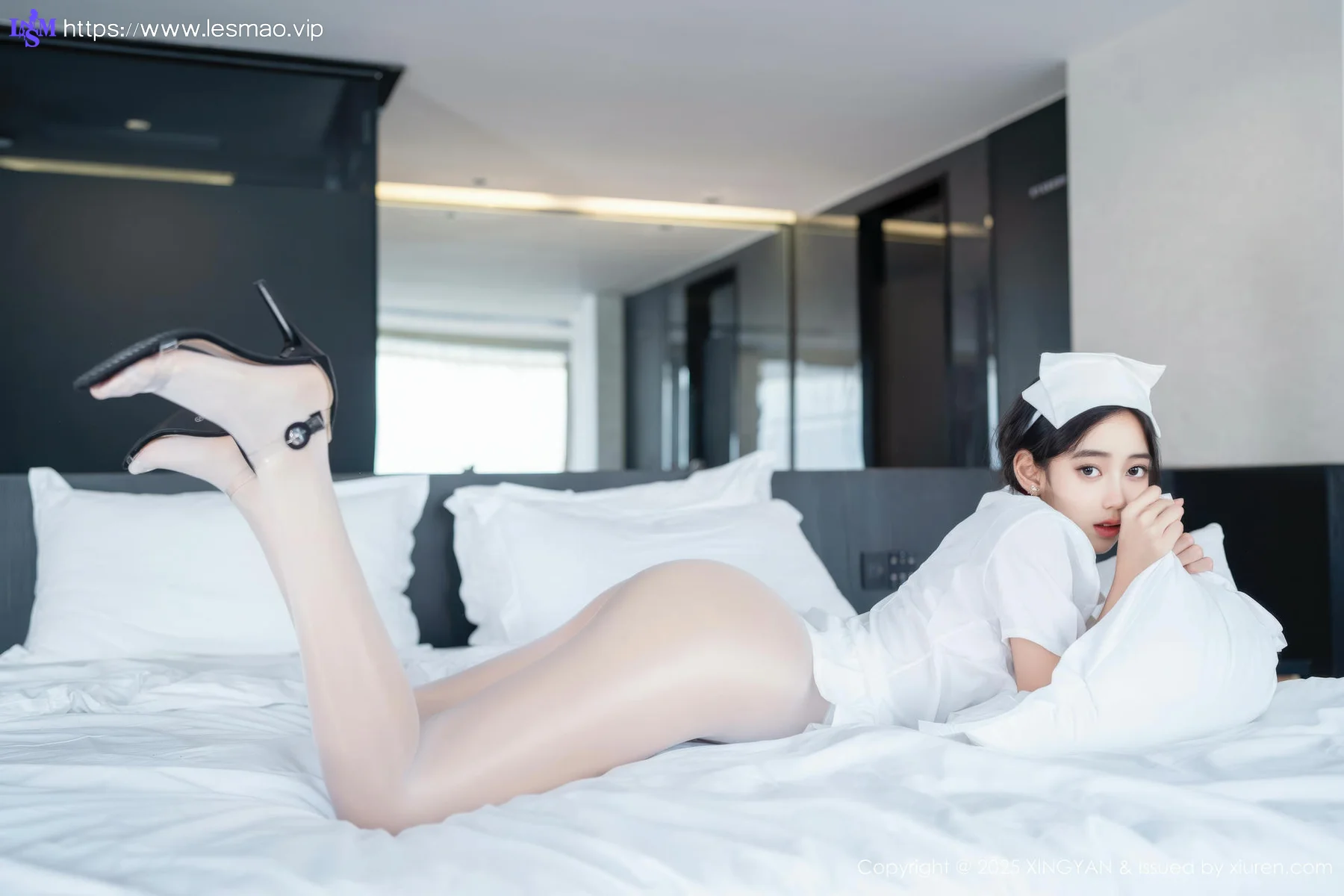 XINGYAN 星颜社 Vol.371 时安安 白色护士制服 - 52