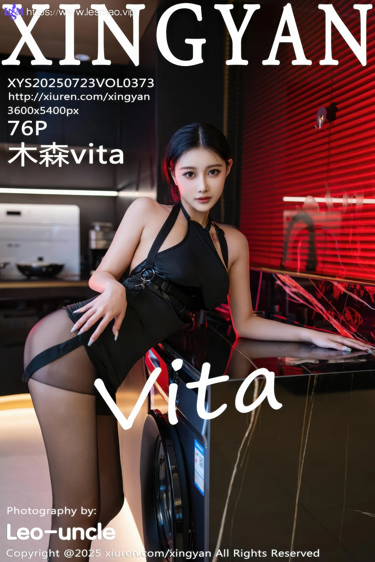XINGYAN 星颜社 Vol.373 木森vita 黑色情趣内衣 - 77
