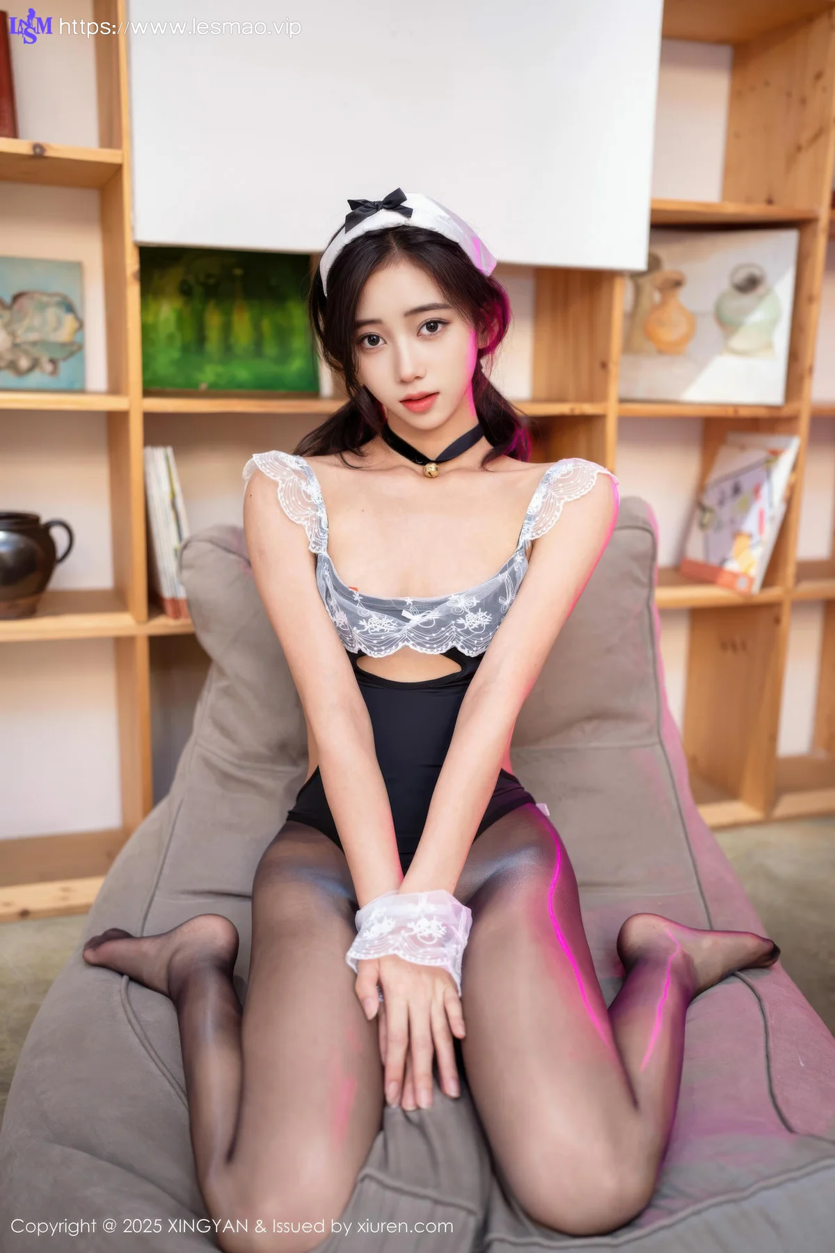 XINGYAN 星颜社 Vol.377 时安安 黑色情趣内衣 - 12
