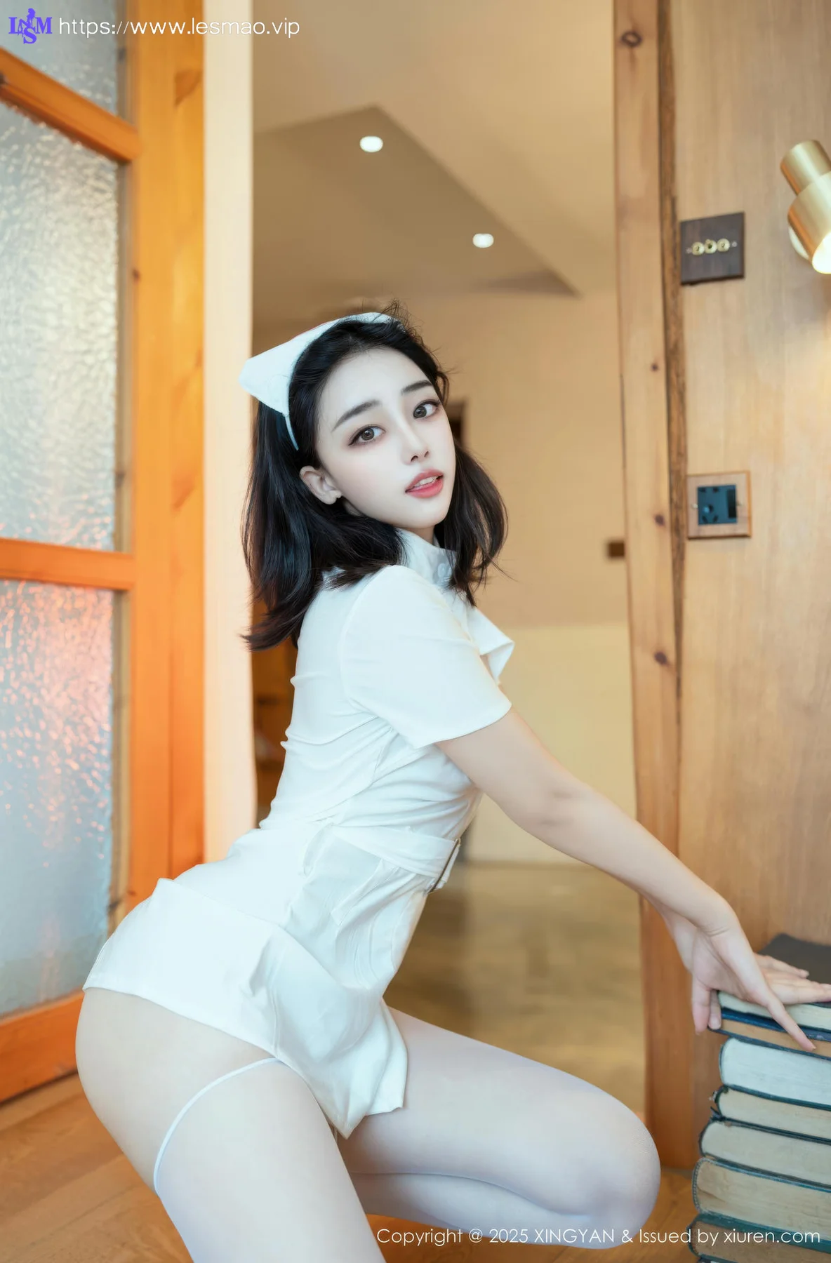 XINGYAN 星颜社 Vol.381 阮福福 性感白色护士制服 - 13
