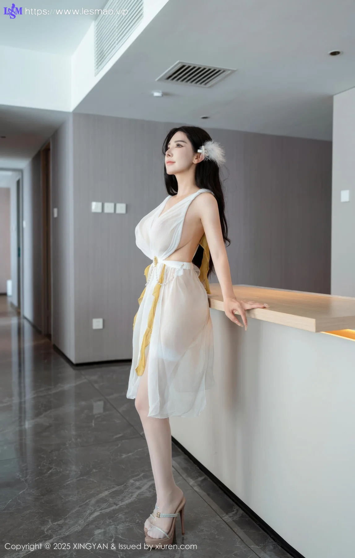 XINGYAN 星颜社 Vol.392 潘思沁 白色情趣透视服饰 - 1