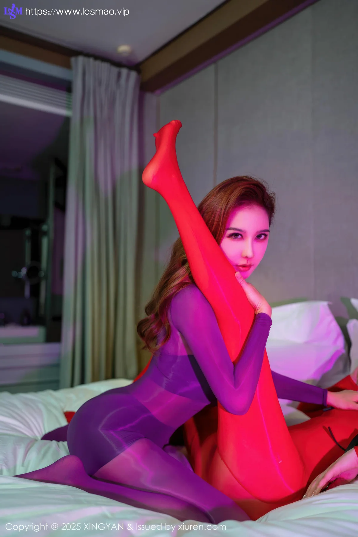 XINGYAN 星颜社 Vol.395 李丽莎 两位性感连体丝袜女神倾情 - 24